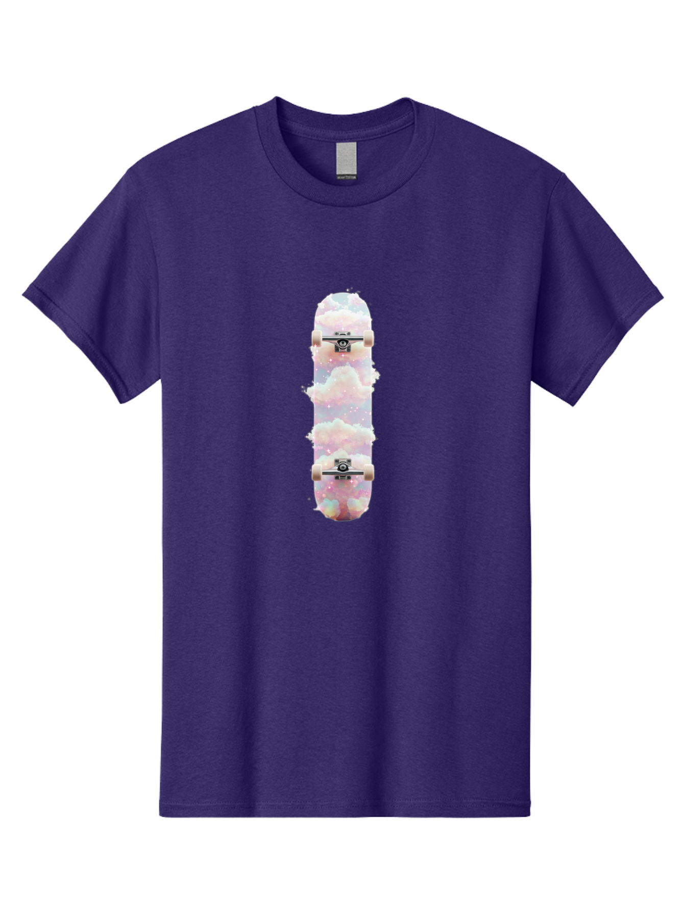 Cloud-Skateboard-3 Men'S Graphic Tee, 100% Cotton, Comfortable Casual Summer Wear, Machine Washable, Vintage Camera, Old Camera, Antique Camera, Black Camera, Classic Photography, Photography Equipment, Nostalgic Device, Film Camera, Bam056