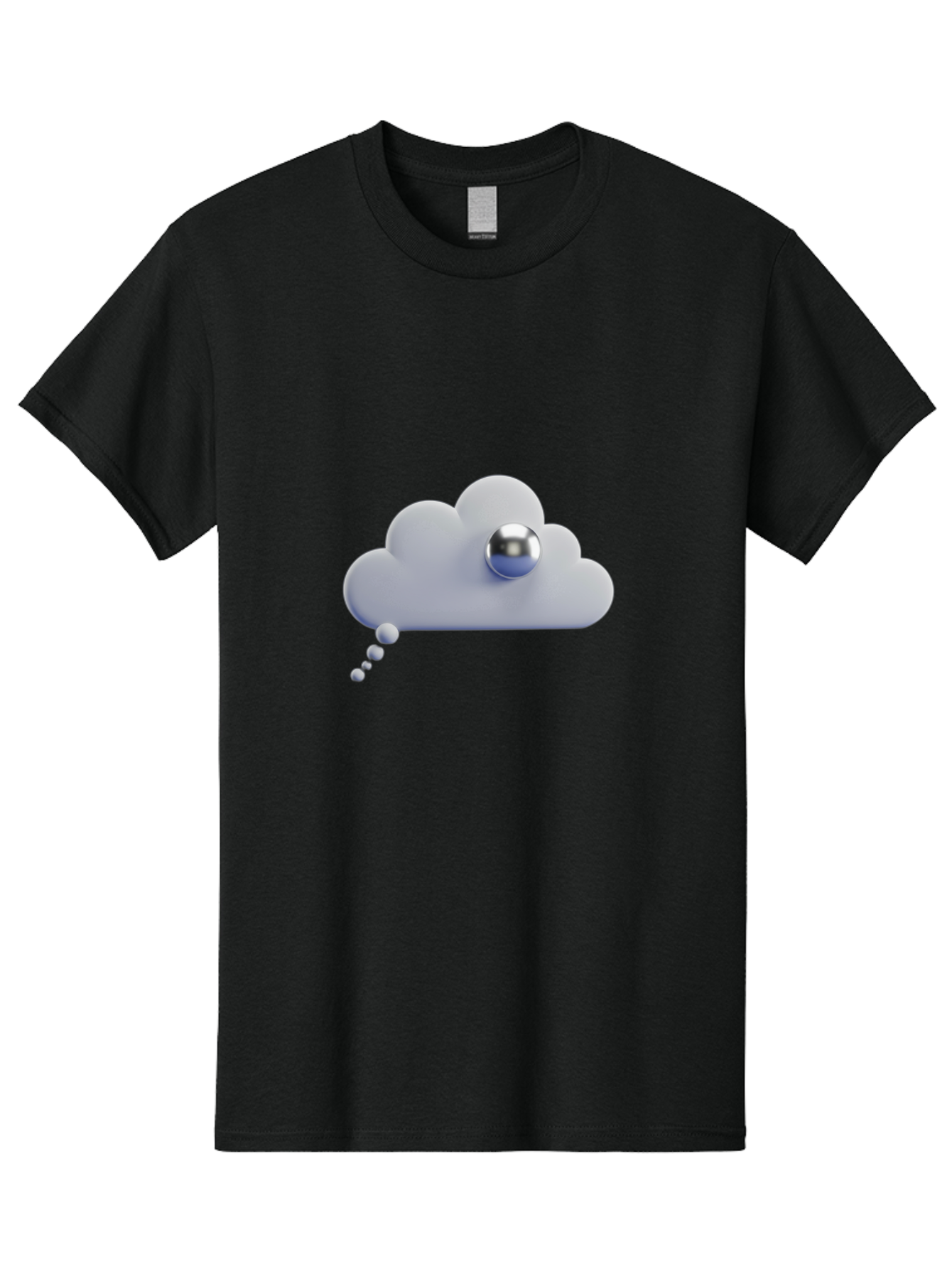 Cloud-With-Metal-Sphere Men'S Graphic Tee, 100% Cotton, Comfortable Casual Summer Wear, Machine Washable, Vintage Camera, Old Camera, Antique Camera, Black Camera, Classic Photography, Photography Equipment, Nostalgic Device, Film Camera, Bam058