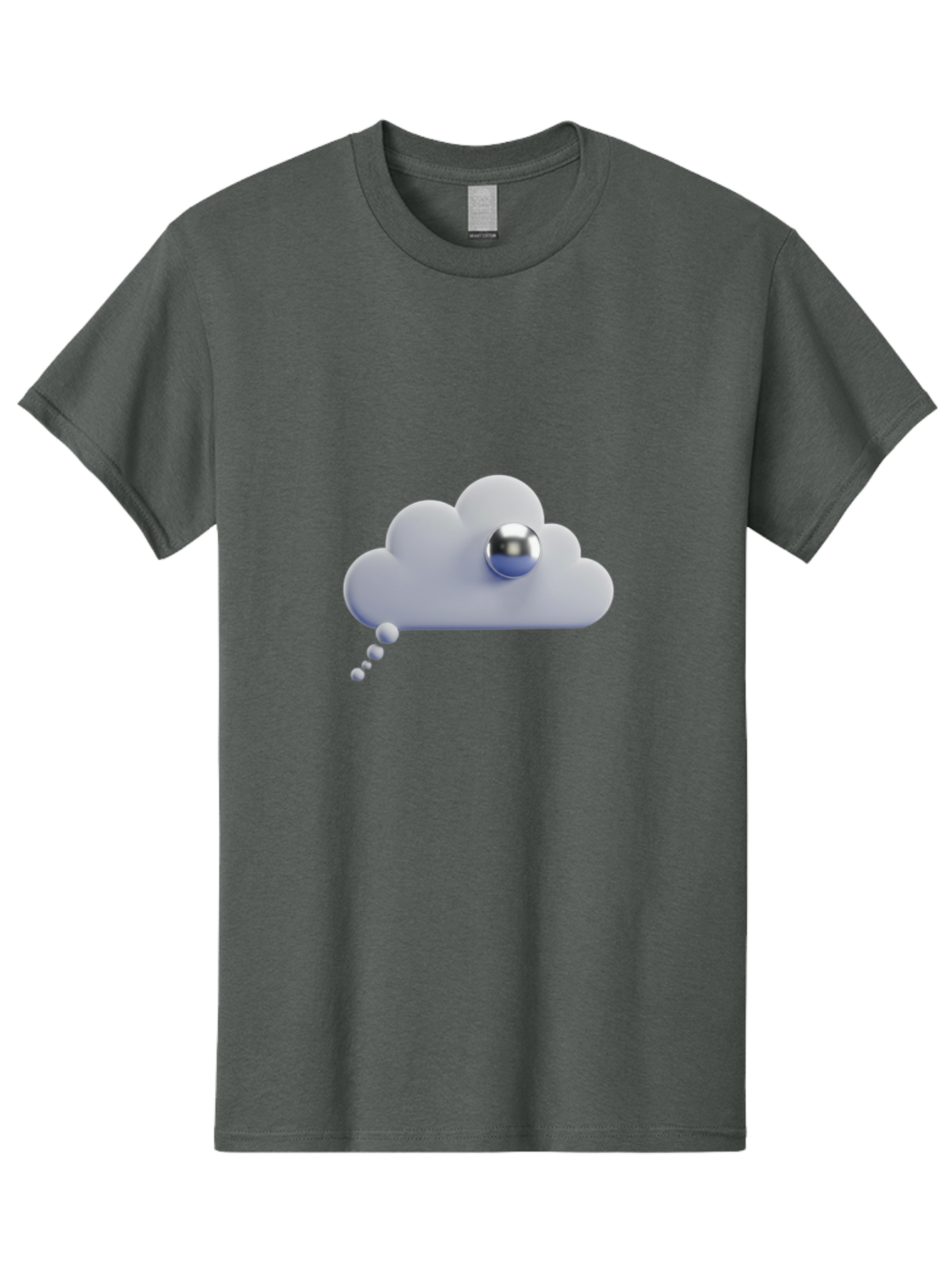 Cloud-With-Metal-Sphere Men'S Graphic Tee, 100% Cotton, Comfortable Casual Summer Wear, Machine Washable, Vintage Camera, Old Camera, Antique Camera, Black Camera, Classic Photography, Photography Equipment, Nostalgic Device, Film Camera, Bam058