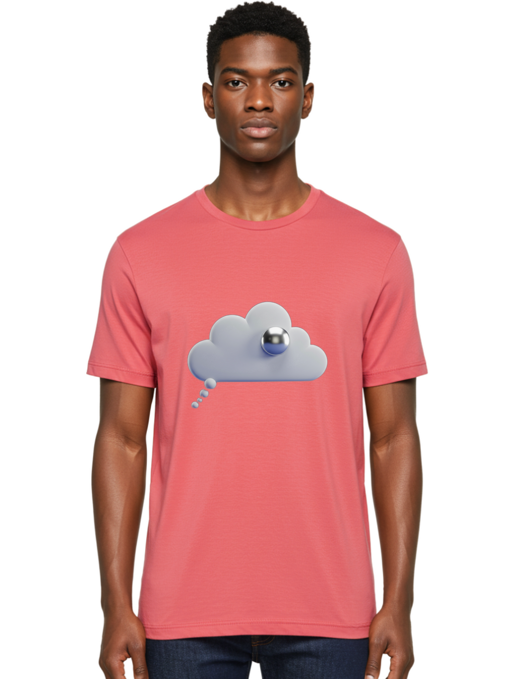 Cloud-With-Metal-Sphere Men'S Graphic Tee, 100% Cotton, Comfortable Casual Summer Wear, Machine Washable, Vintage Camera, Old Camera, Antique Camera, Black Camera, Classic Photography, Photography Equipment, Nostalgic Device, Film Camera, Bam058
