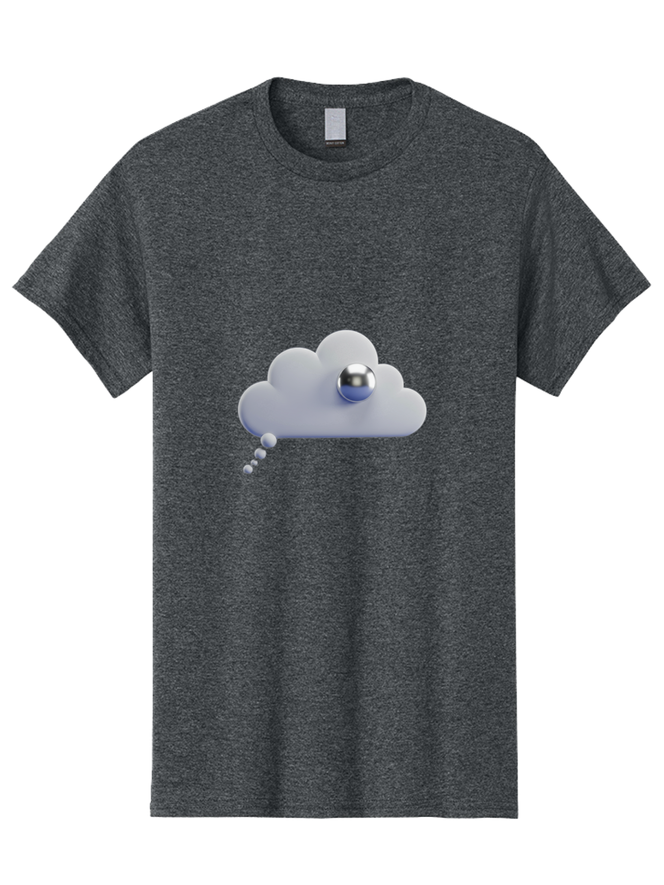Cloud-With-Metal-Sphere Men'S Graphic Tee, 100% Cotton, Comfortable Casual Summer Wear, Machine Washable, Vintage Camera, Old Camera, Antique Camera, Black Camera, Classic Photography, Photography Equipment, Nostalgic Device, Film Camera, Bam058