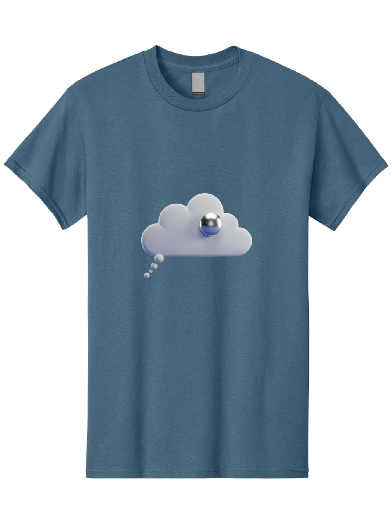 Cloud-With-Metal-Sphere Men'S Graphic Tee, 100% Cotton, Comfortable Casual Summer Wear, Machine Washable, Vintage Camera, Old Camera, Antique Camera, Black Camera, Classic Photography, Photography Equipment, Nostalgic Device, Film Camera, Bam058