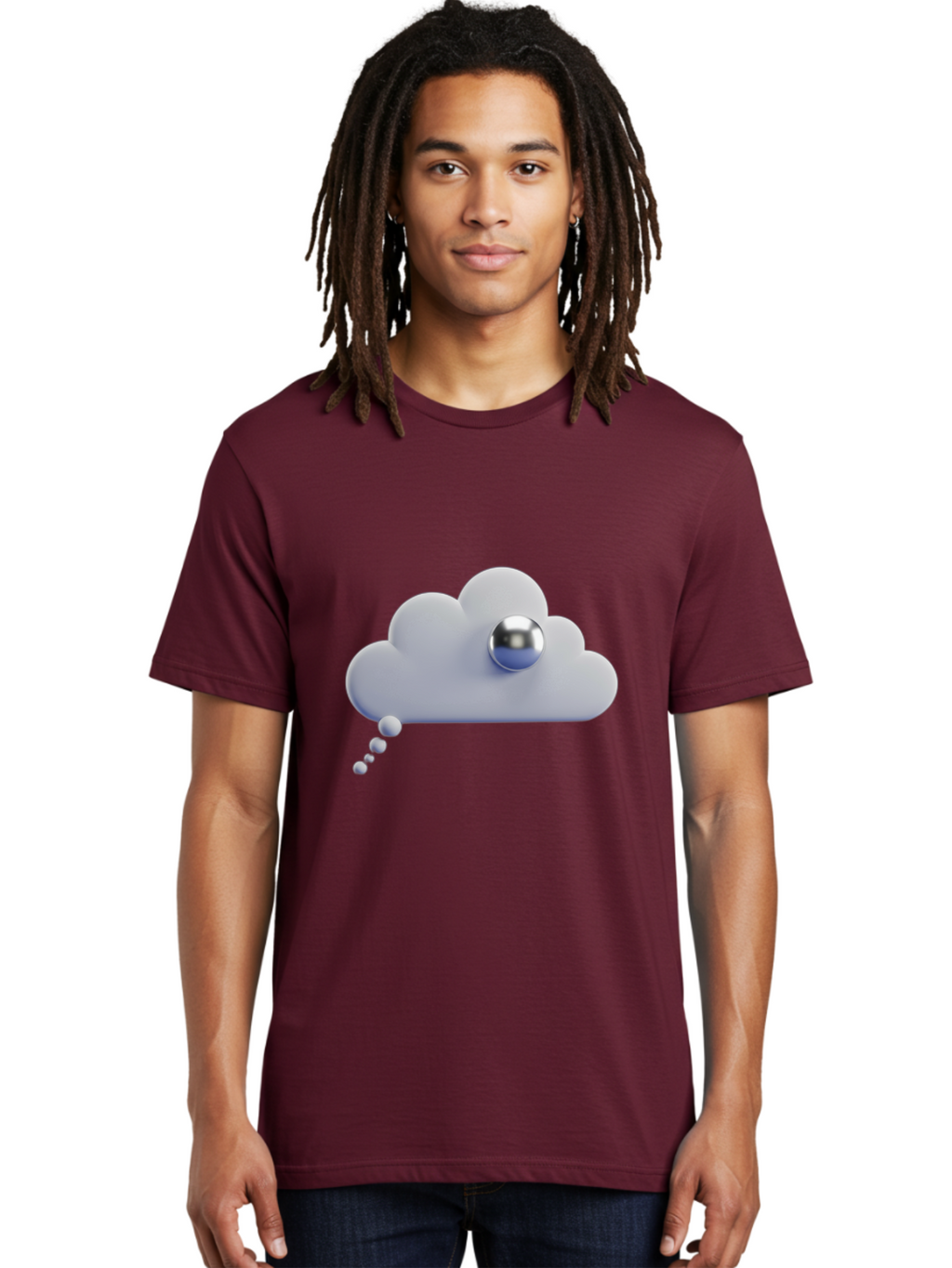 Cloud-With-Metal-Sphere Men'S Graphic Tee, 100% Cotton, Comfortable Casual Summer Wear, Machine Washable, Vintage Camera, Old Camera, Antique Camera, Black Camera, Classic Photography, Photography Equipment, Nostalgic Device, Film Camera, Bam058