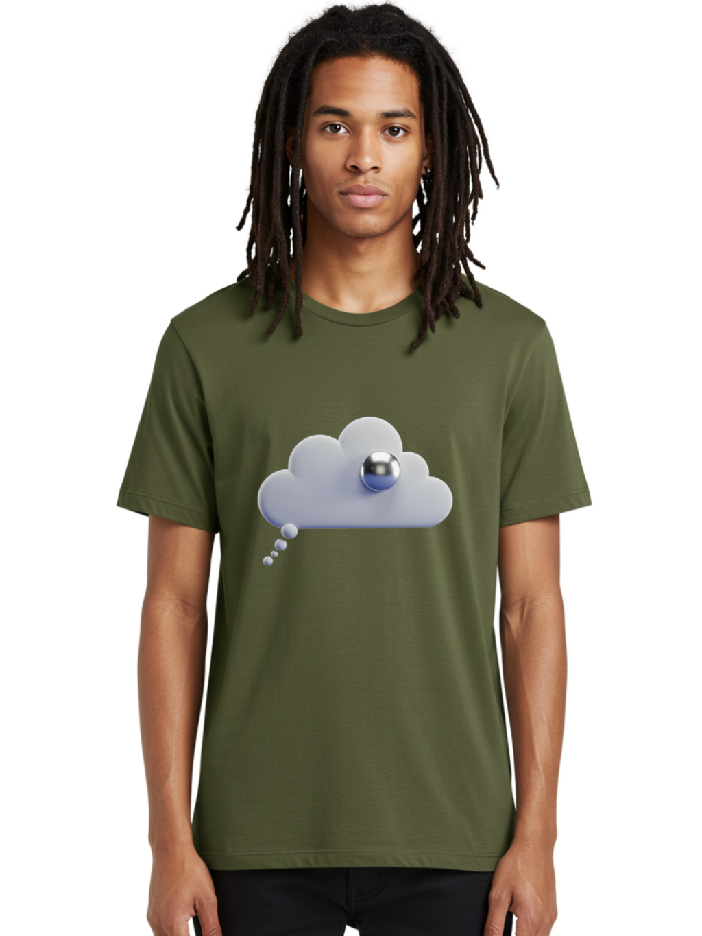 Cloud-With-Metal-Sphere Men'S Graphic Tee, 100% Cotton, Comfortable Casual Summer Wear, Machine Washable, Vintage Camera, Old Camera, Antique Camera, Black Camera, Classic Photography, Photography Equipment, Nostalgic Device, Film Camera, Bam058