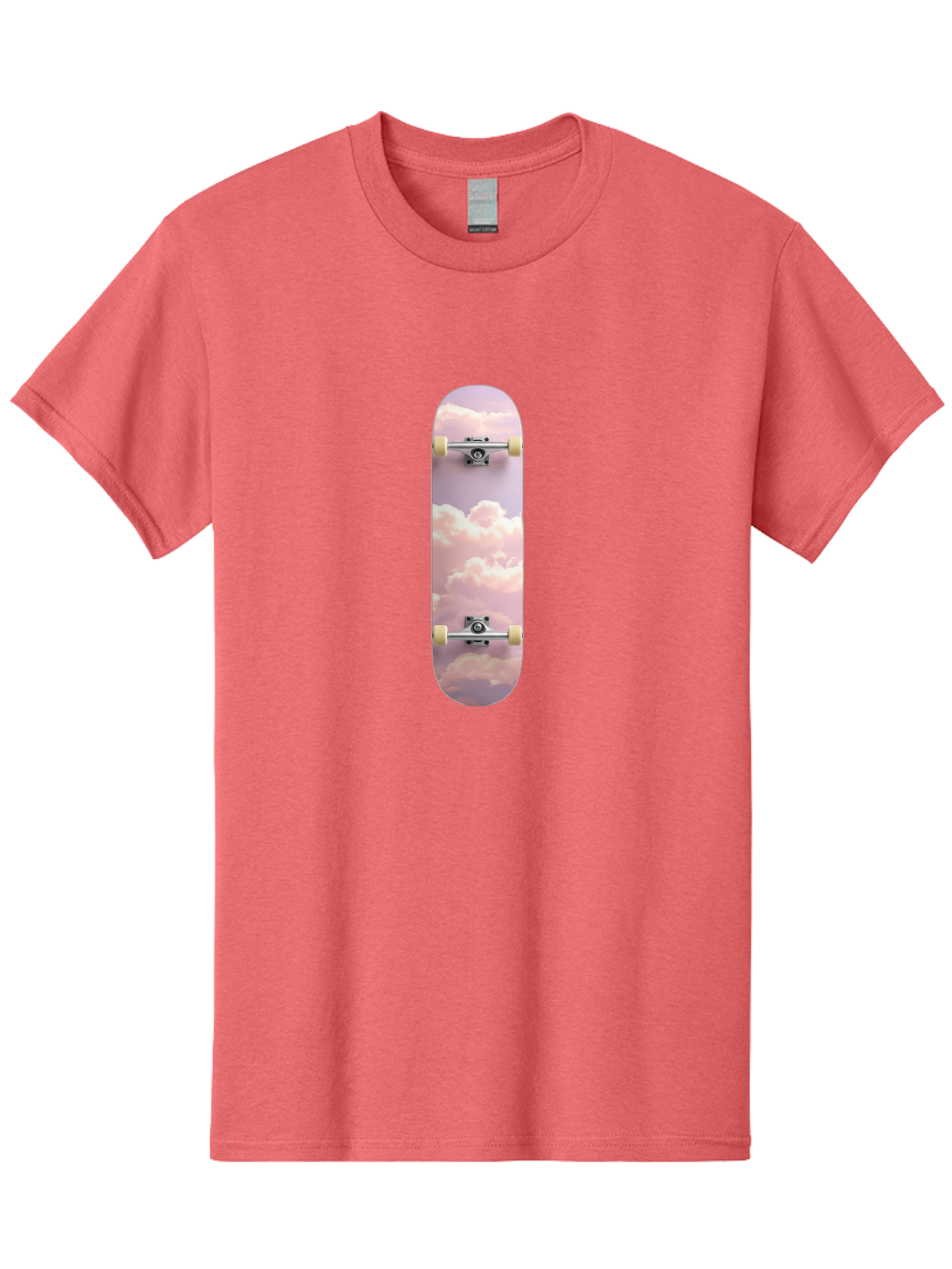 Clouds-Skateboard Men'S Graphic Tee, 100% Cotton, Comfortable Casual Summer Wear, Machine Washable, Vintage Camera, Old Camera, Antique Camera, Black Camera, Classic Photography, Photography Equipment, Nostalgic Device, Film Camera, Camera Art Bam062