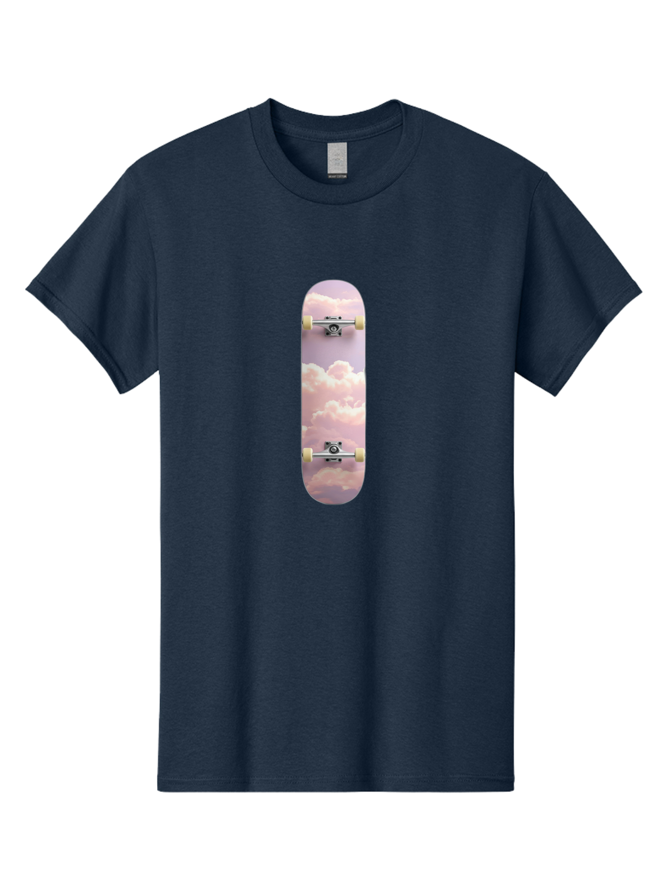 Clouds-Skateboard Men'S Graphic Tee, 100% Cotton, Comfortable Casual Summer Wear, Machine Washable, Vintage Camera, Old Camera, Antique Camera, Black Camera, Classic Photography, Photography Equipment, Nostalgic Device, Film Camera, Camera Art Bam062