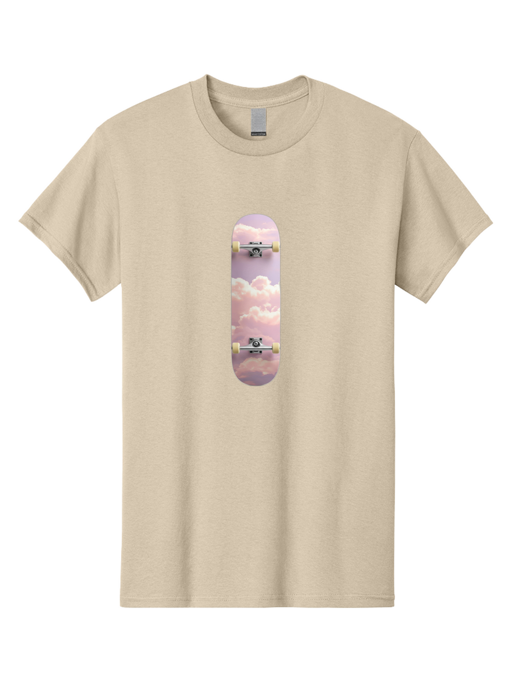 Clouds-Skateboard Men'S Graphic Tee, 100% Cotton, Comfortable Casual Summer Wear, Machine Washable, Vintage Camera, Old Camera, Antique Camera, Black Camera, Classic Photography, Photography Equipment, Nostalgic Device, Film Camera, Camera Art Bam062