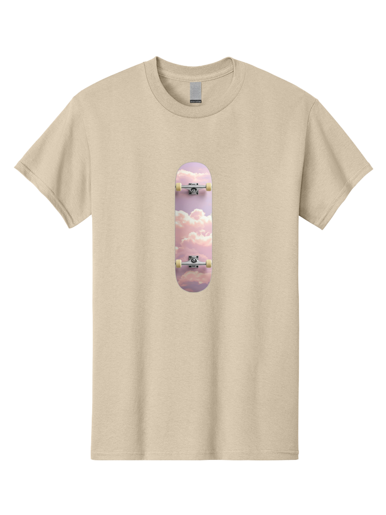 Clouds-Skateboard Men'S Graphic Tee, 100% Cotton, Comfortable Casual Summer Wear, Machine Washable, Vintage Camera, Old Camera, Antique Camera, Black Camera, Classic Photography, Photography Equipment, Nostalgic Device, Film Camera, Camera Art Bam062