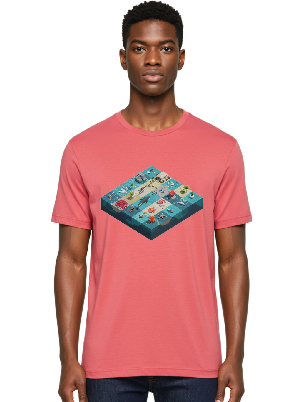 Coastal-Paradise Men'S Graphic Tee, 100% Cotton, Comfortable Casual Summer Wear, Machine Washable, Vintage Camera, Old Camera, Antique Camera, Black Camera, Classic Photography, Photography Equipment, Nostalgic Device, Film Camera, Camera Art Bam063