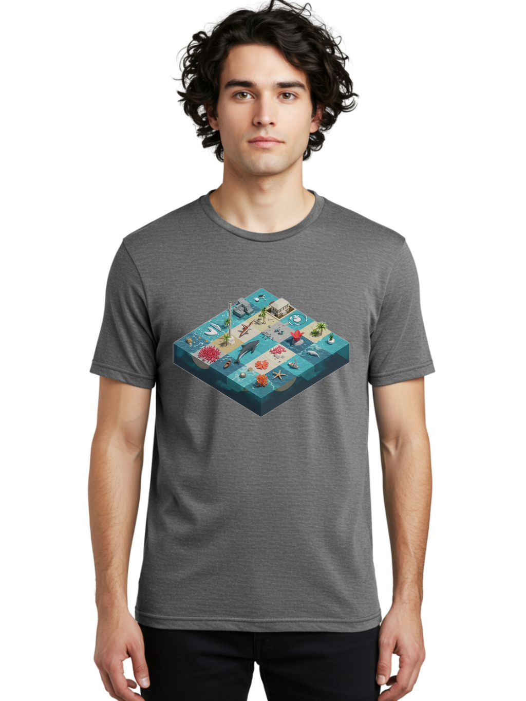 Coastal-Paradise Men'S Graphic Tee, 100% Cotton, Comfortable Casual Summer Wear, Machine Washable, Vintage Camera, Old Camera, Antique Camera, Black Camera, Classic Photography, Photography Equipment, Nostalgic Device, Film Camera, Camera Art Bam063