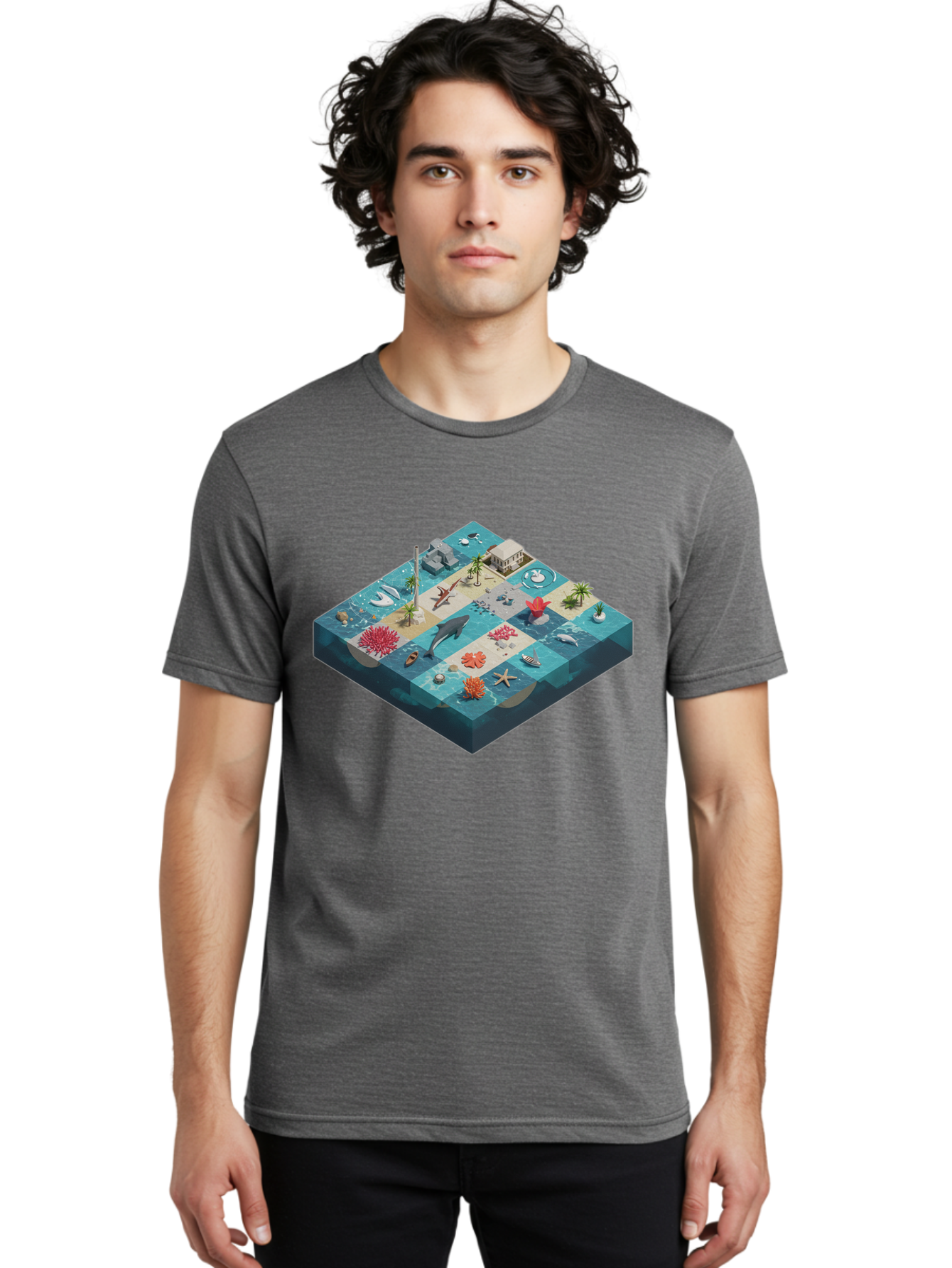 Coastal-Paradise Men'S Graphic Tee, 100% Cotton, Comfortable Casual Summer Wear, Machine Washable, Vintage Camera, Old Camera, Antique Camera, Black Camera, Classic Photography, Photography Equipment, Nostalgic Device, Film Camera, Camera Art Bam063