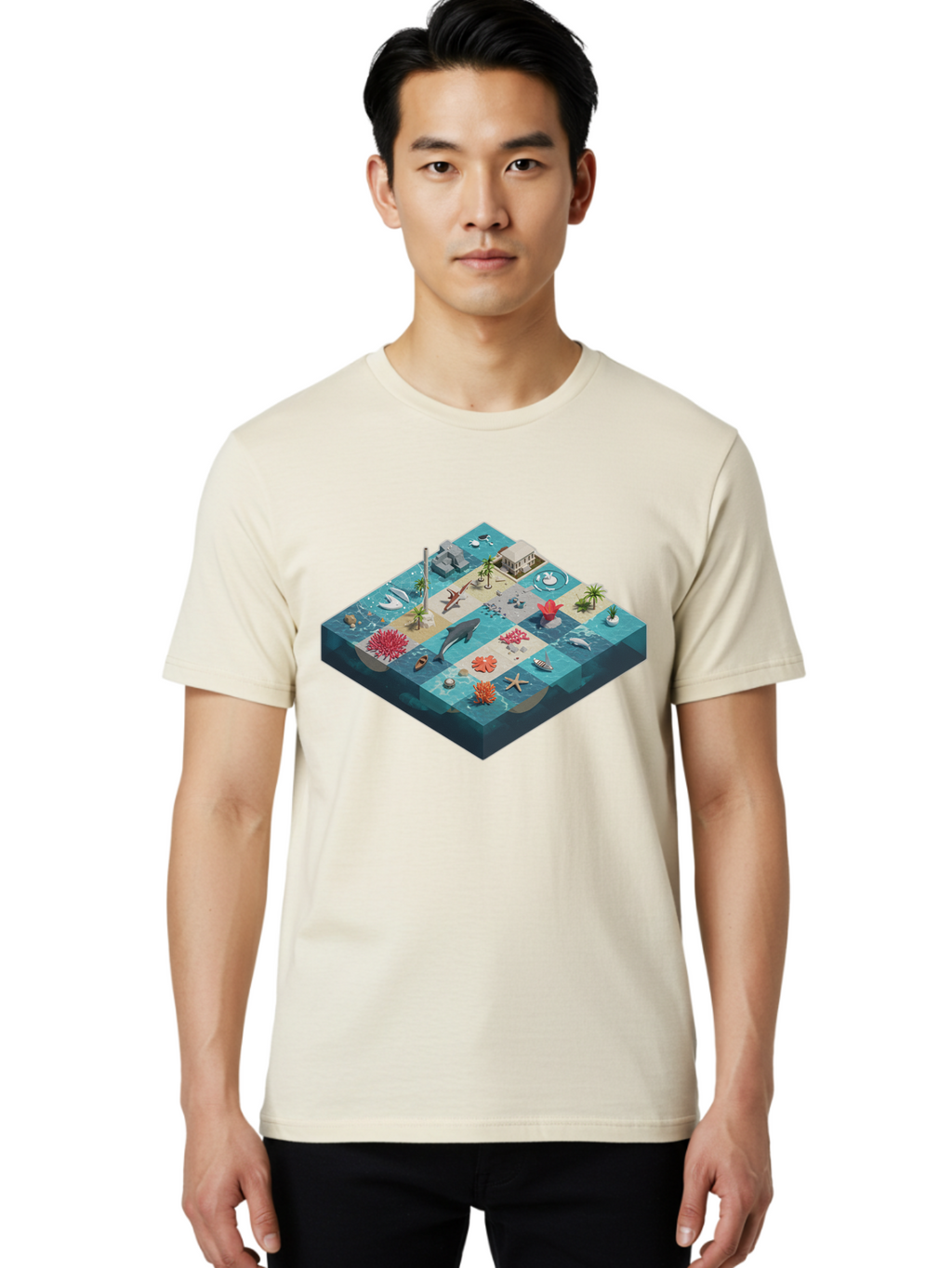 Coastal-Paradise Men'S Graphic Tee, 100% Cotton, Comfortable Casual Summer Wear, Machine Washable, Vintage Camera, Old Camera, Antique Camera, Black Camera, Classic Photography, Photography Equipment, Nostalgic Device, Film Camera, Camera Art Bam063