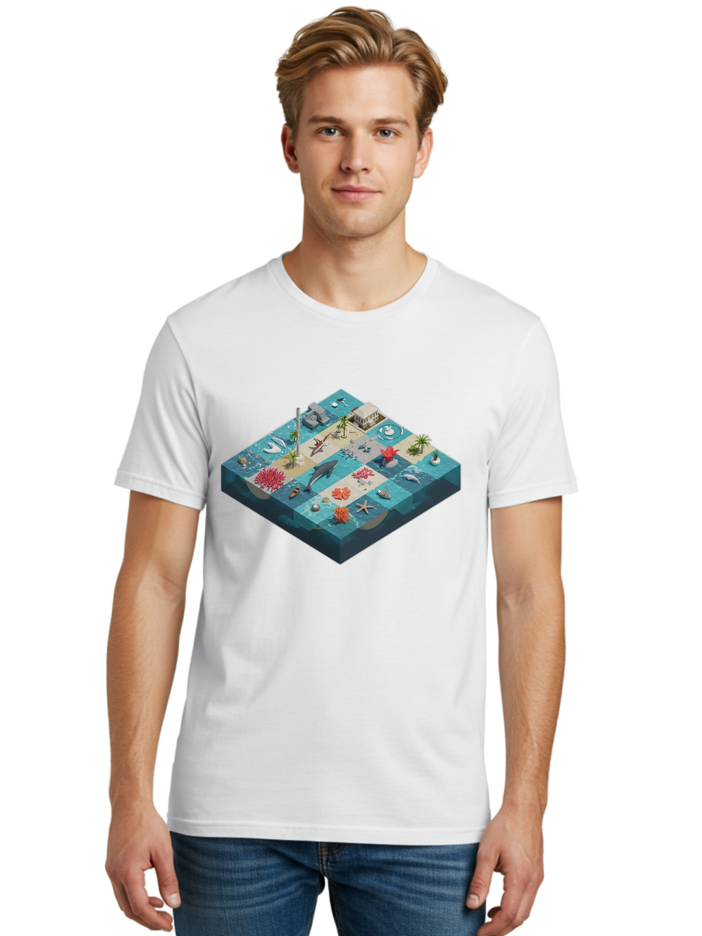 Coastal-Paradise Men'S Graphic Tee, 100% Cotton, Comfortable Casual Summer Wear, Machine Washable, Vintage Camera, Old Camera, Antique Camera, Black Camera, Classic Photography, Photography Equipment, Nostalgic Device, Film Camera, Camera Art Bam063