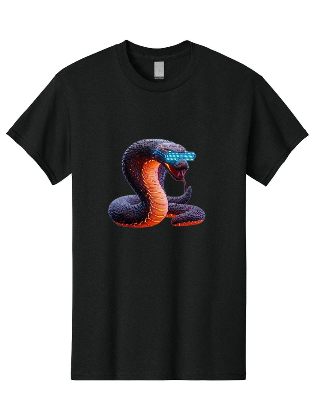 Cobra-Virtual-Reality Men'S Graphic Tee, 100% Cotton, Comfortable Casual Summer Wear, Machine Washable, Vintage Camera, Old Camera, Antique Camera, Black Camera, Classic Photography, Photography Equipment, Nostalgic Device, Film Camera, Bam065