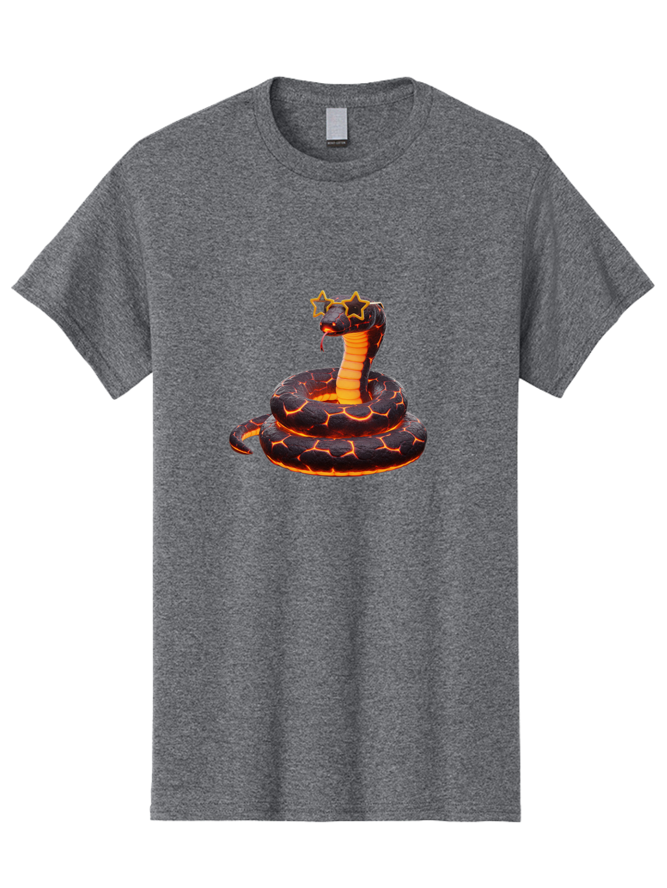 Cobra-With-Stars Men'S Graphic Tee, 100% Cotton, Comfortable Casual Summer Wear, Machine Washable, Vintage Camera, Old Camera, Antique Camera, Black Camera, Classic Photography, Photography Equipment, Nostalgic Device, Film Camera, Camera Art Bam066