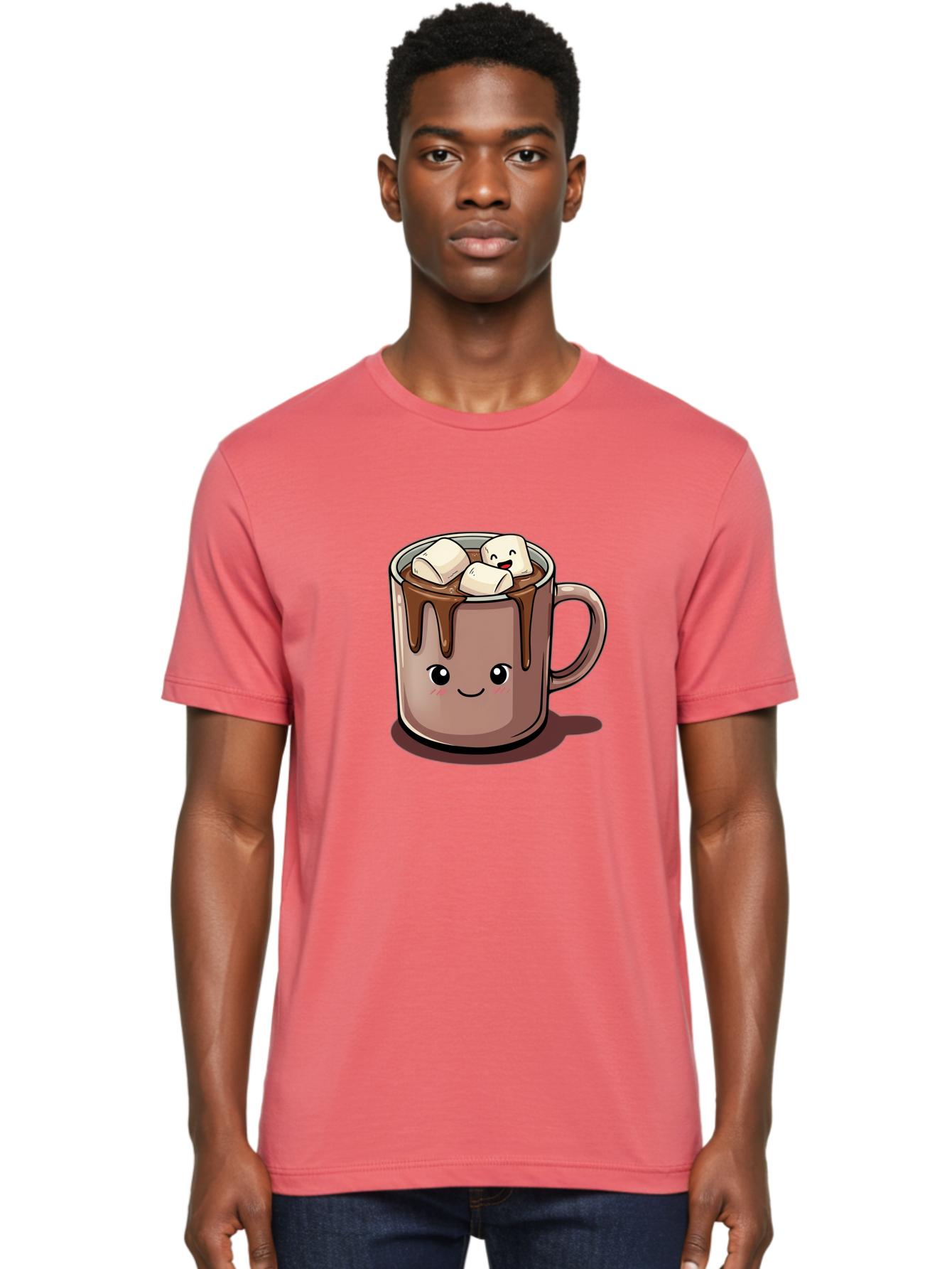 Cocoa-Mug-1 Men'S Graphic Tee, 100% Cotton, Comfortable Casual Summer Wear, Machine Washable, Vintage Camera, Old Camera, Antique Camera, Black Camera, Classic Photography, Photography Equipment, Nostalgic Device, Film Camera, Camera Art Bam067