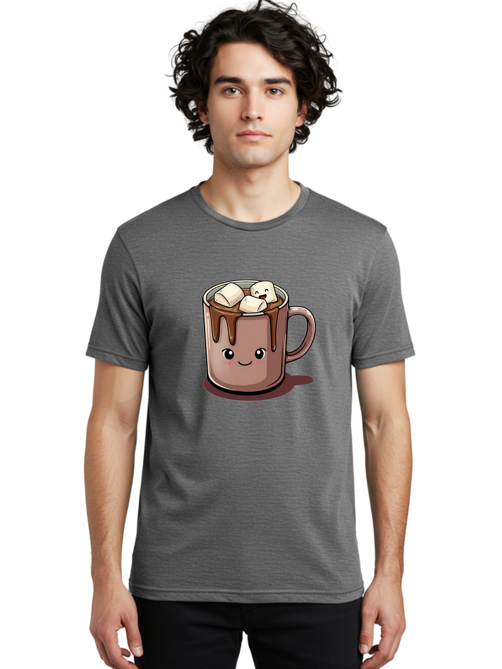 Cocoa-Mug-1 Men'S Graphic Tee, 100% Cotton, Comfortable Casual Summer Wear, Machine Washable, Vintage Camera, Old Camera, Antique Camera, Black Camera, Classic Photography, Photography Equipment, Nostalgic Device, Film Camera, Camera Art Bam067