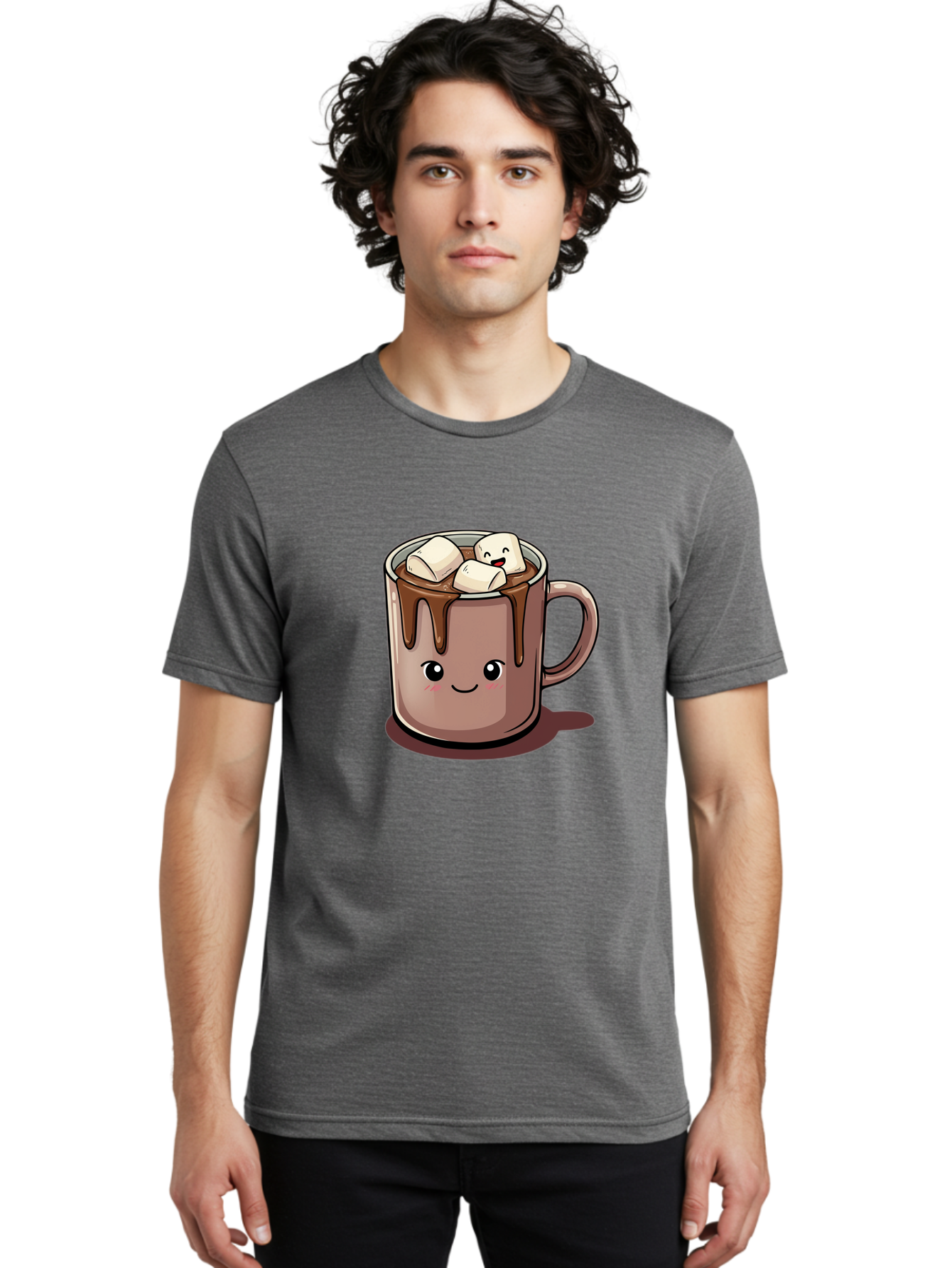 Cocoa-Mug-1 Men'S Graphic Tee, 100% Cotton, Comfortable Casual Summer Wear, Machine Washable, Vintage Camera, Old Camera, Antique Camera, Black Camera, Classic Photography, Photography Equipment, Nostalgic Device, Film Camera, Camera Art Bam067