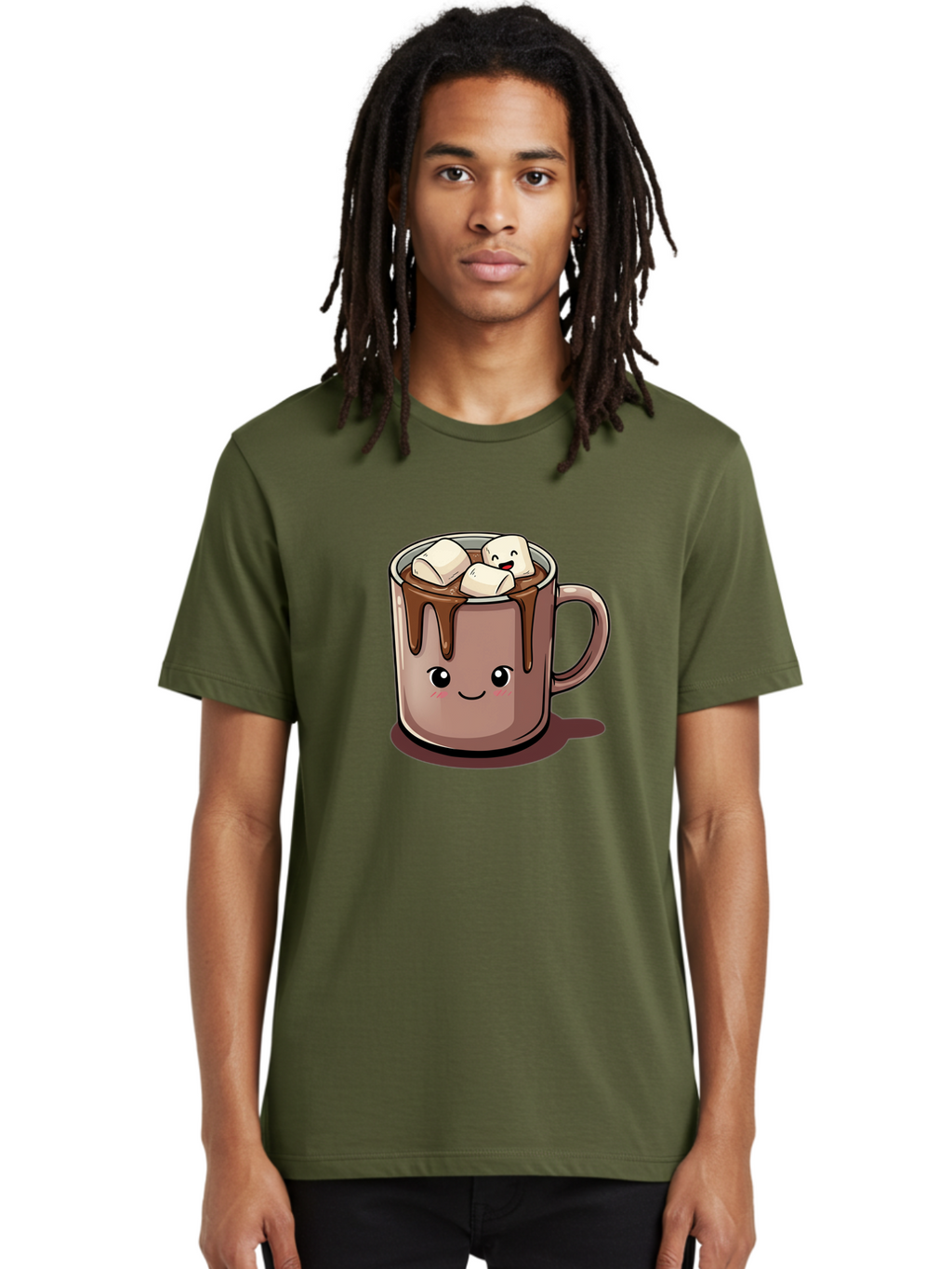 Cocoa-Mug-1 Men'S Graphic Tee, 100% Cotton, Comfortable Casual Summer Wear, Machine Washable, Vintage Camera, Old Camera, Antique Camera, Black Camera, Classic Photography, Photography Equipment, Nostalgic Device, Film Camera, Camera Art Bam067