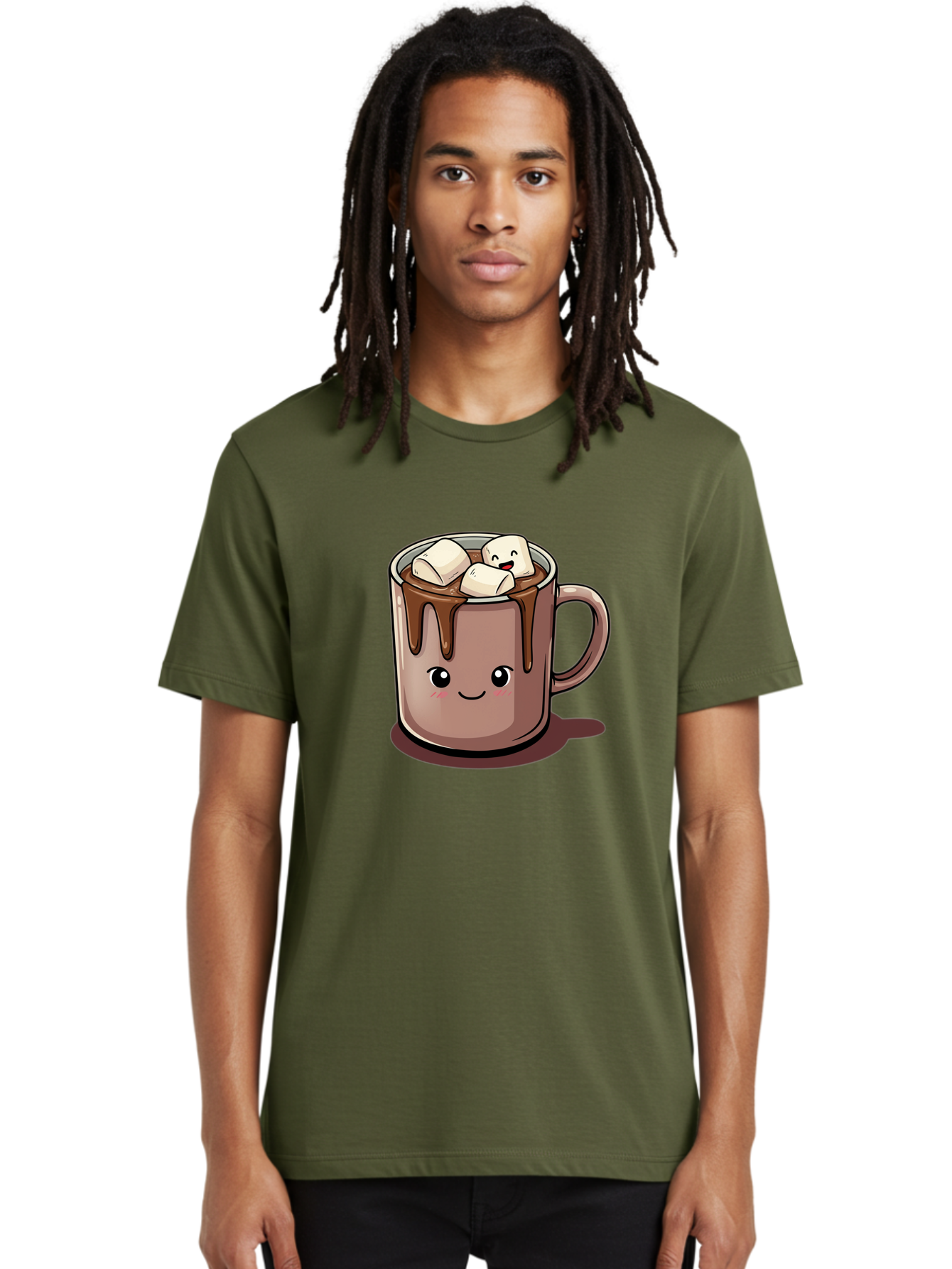 Cocoa-Mug-1 Men'S Graphic Tee, 100% Cotton, Comfortable Casual Summer Wear, Machine Washable, Vintage Camera, Old Camera, Antique Camera, Black Camera, Classic Photography, Photography Equipment, Nostalgic Device, Film Camera, Camera Art Bam067