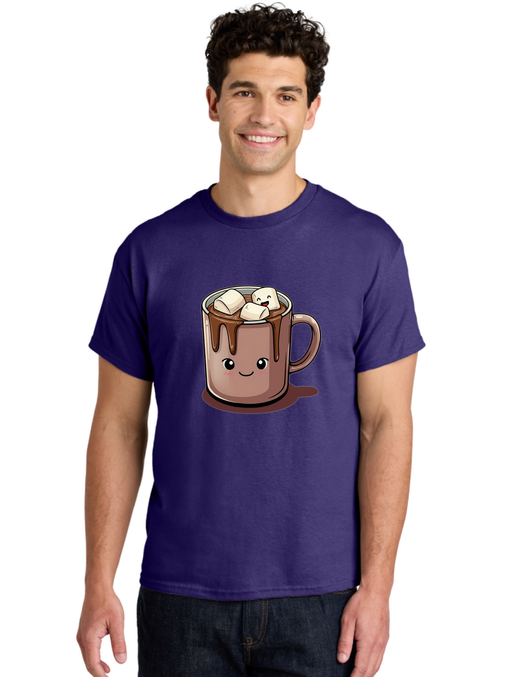 Cocoa-Mug-1 Men'S Graphic Tee, 100% Cotton, Comfortable Casual Summer Wear, Machine Washable, Vintage Camera, Old Camera, Antique Camera, Black Camera, Classic Photography, Photography Equipment, Nostalgic Device, Film Camera, Camera Art Bam067