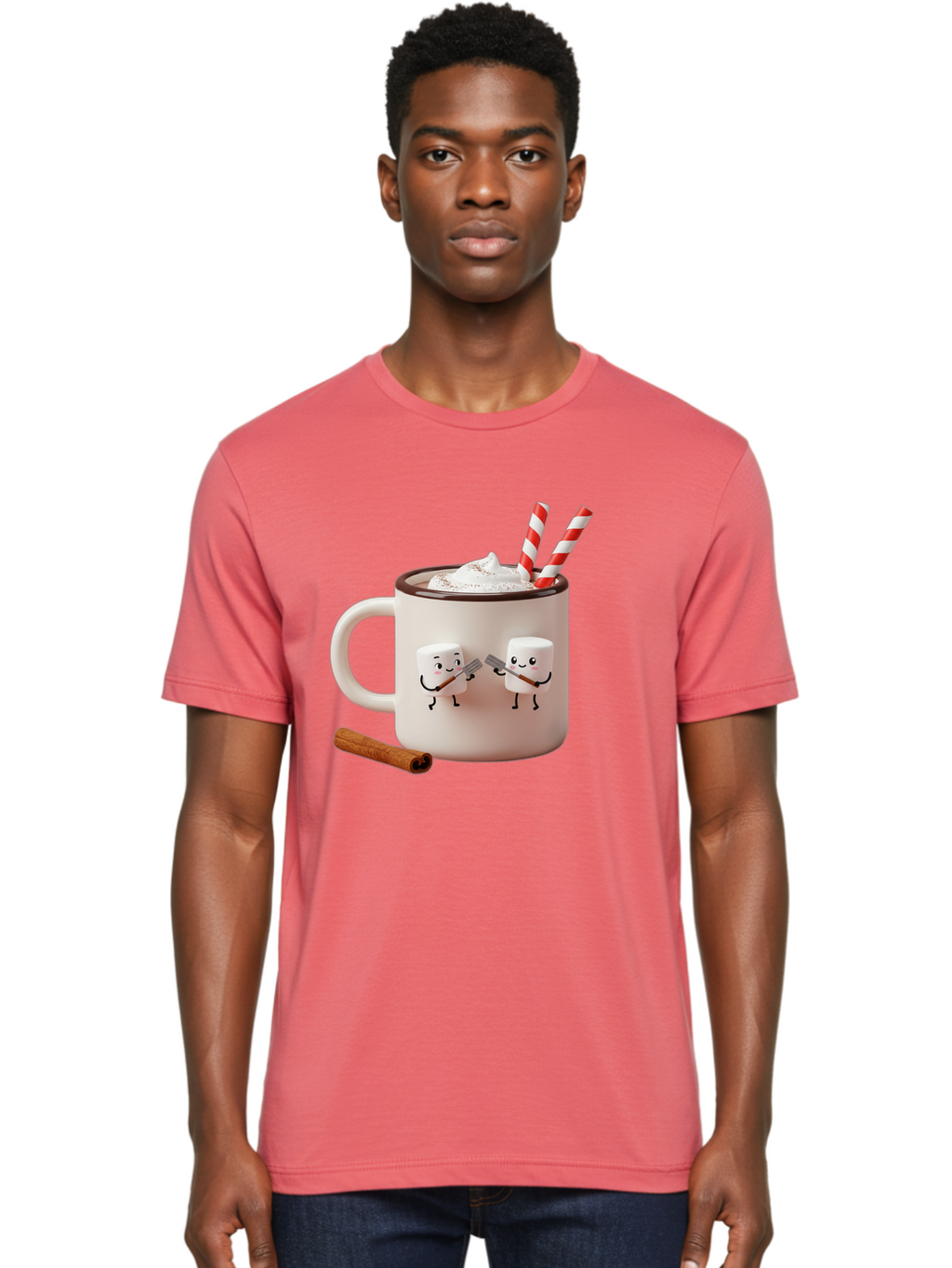 Cocoa-Mug Men'S Graphic Tee, 100% Cotton, Comfortable Casual Summer Wear, Machine Washable, Vintage Camera, Old Camera, Antique Camera, Black Camera, Classic Photography, Photography Equipment, Nostalgic Device, Film Camera, Camera Art Bam068