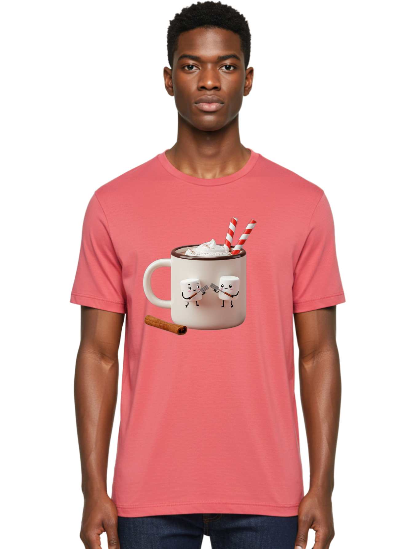 Cocoa-Mug Men'S Graphic Tee, 100% Cotton, Comfortable Casual Summer Wear, Machine Washable, Vintage Camera, Old Camera, Antique Camera, Black Camera, Classic Photography, Photography Equipment, Nostalgic Device, Film Camera, Camera Art Bam068