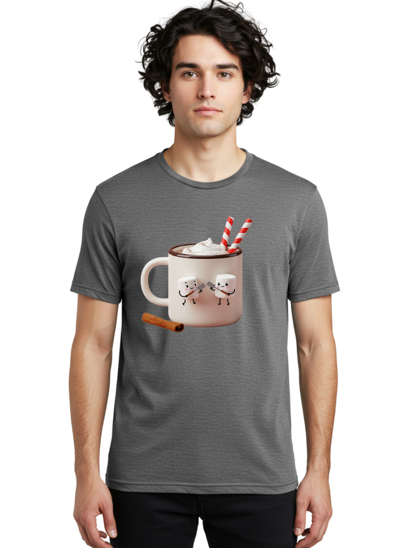 Cocoa-Mug Men'S Graphic Tee, 100% Cotton, Comfortable Casual Summer Wear, Machine Washable, Vintage Camera, Old Camera, Antique Camera, Black Camera, Classic Photography, Photography Equipment, Nostalgic Device, Film Camera, Camera Art Bam068