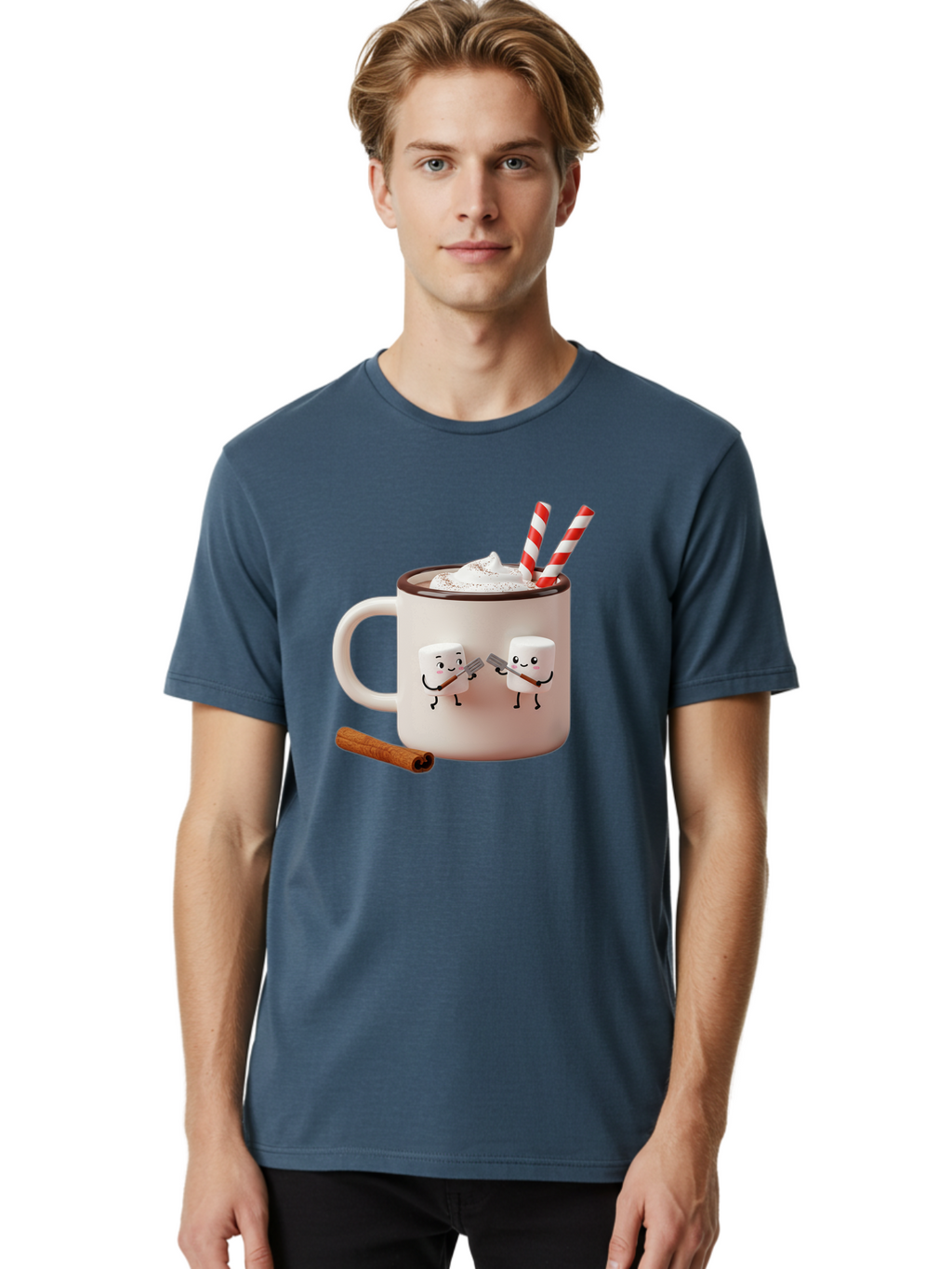 Cocoa-Mug Men'S Graphic Tee, 100% Cotton, Comfortable Casual Summer Wear, Machine Washable, Vintage Camera, Old Camera, Antique Camera, Black Camera, Classic Photography, Photography Equipment, Nostalgic Device, Film Camera, Camera Art Bam068