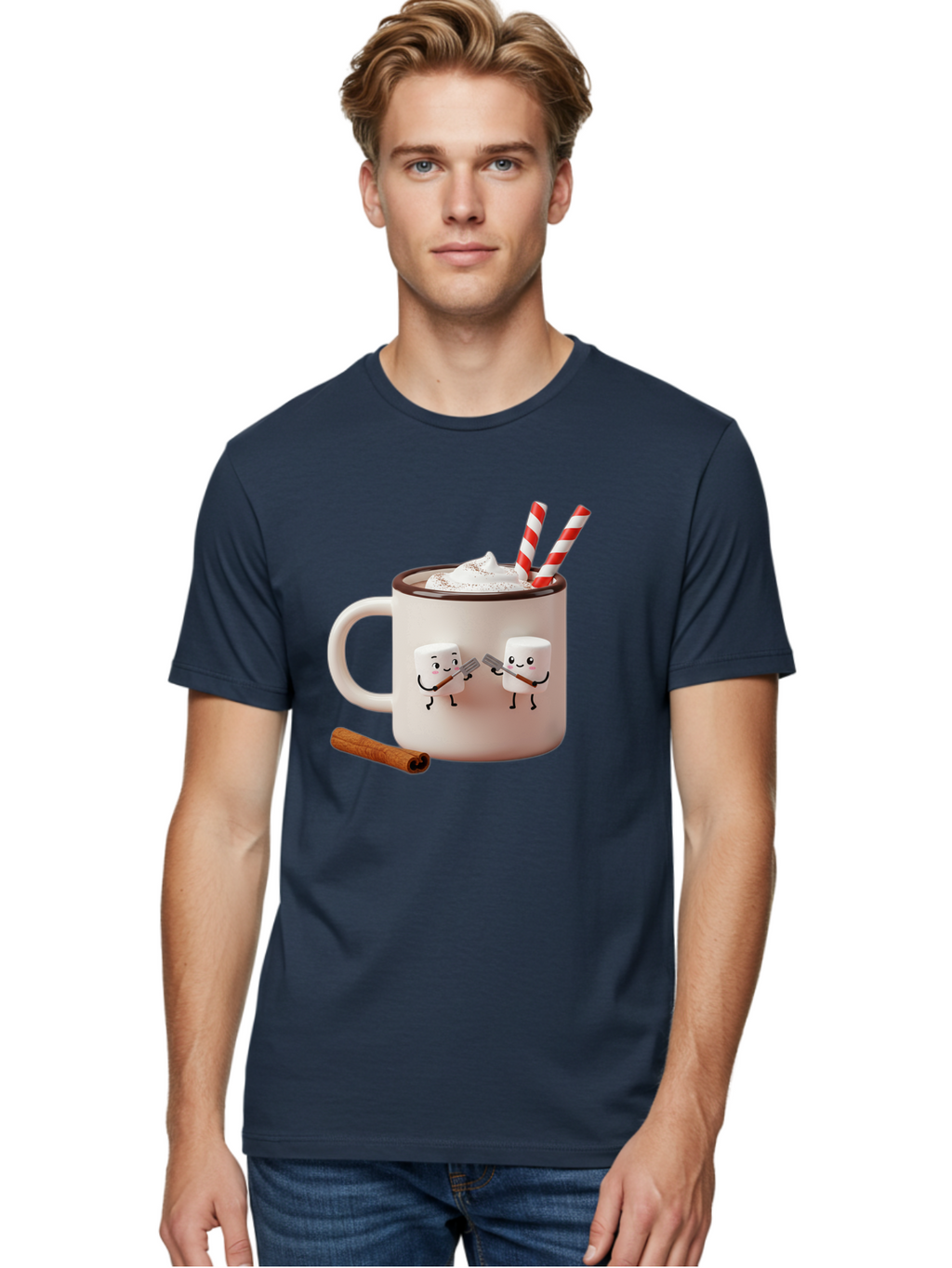 Cocoa-Mug Men'S Graphic Tee, 100% Cotton, Comfortable Casual Summer Wear, Machine Washable, Vintage Camera, Old Camera, Antique Camera, Black Camera, Classic Photography, Photography Equipment, Nostalgic Device, Film Camera, Camera Art Bam068