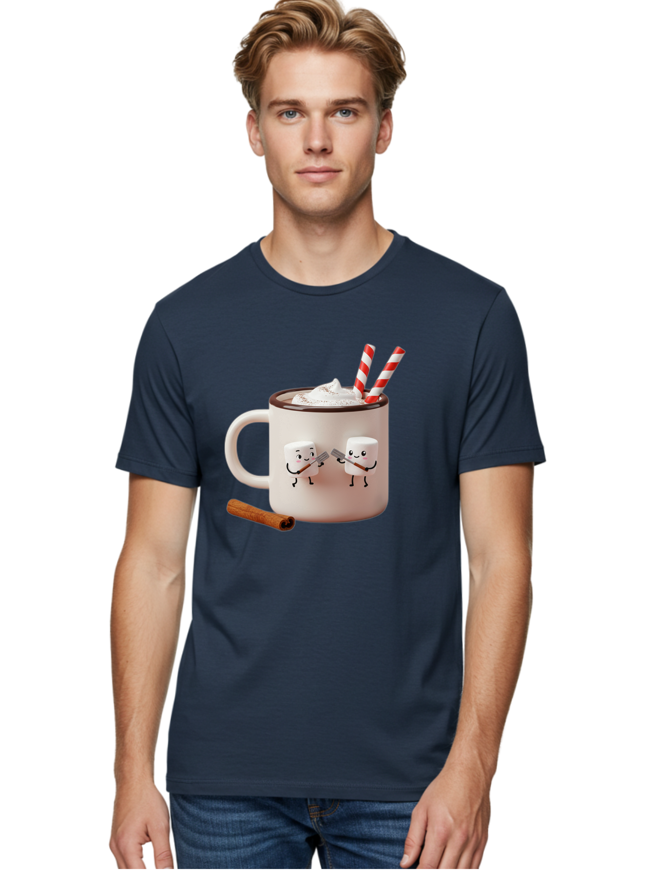 Cocoa-Mug Men'S Graphic Tee, 100% Cotton, Comfortable Casual Summer Wear, Machine Washable, Vintage Camera, Old Camera, Antique Camera, Black Camera, Classic Photography, Photography Equipment, Nostalgic Device, Film Camera, Camera Art Bam068