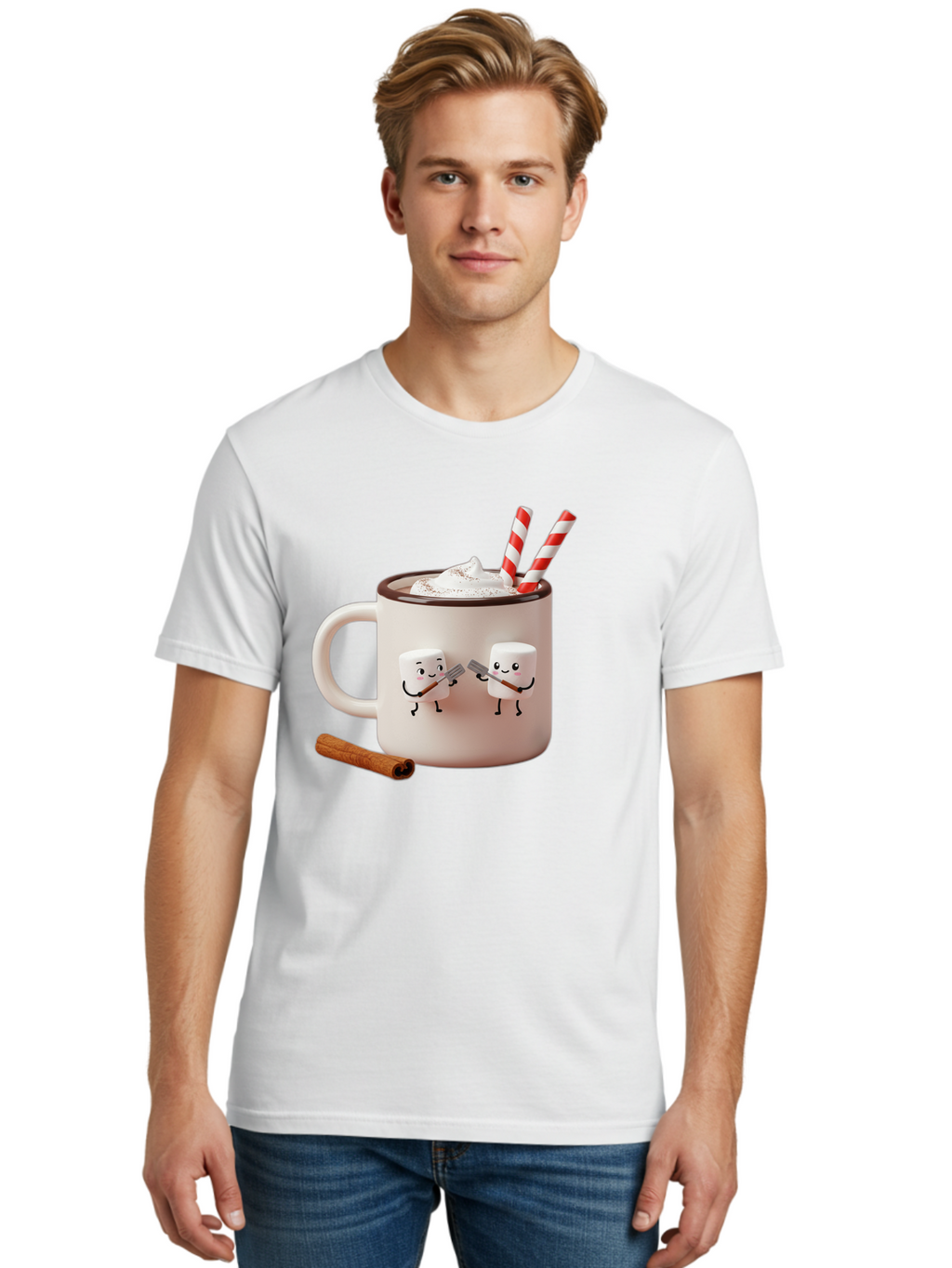 Cocoa-Mug Men'S Graphic Tee, 100% Cotton, Comfortable Casual Summer Wear, Machine Washable, Vintage Camera, Old Camera, Antique Camera, Black Camera, Classic Photography, Photography Equipment, Nostalgic Device, Film Camera, Camera Art Bam068