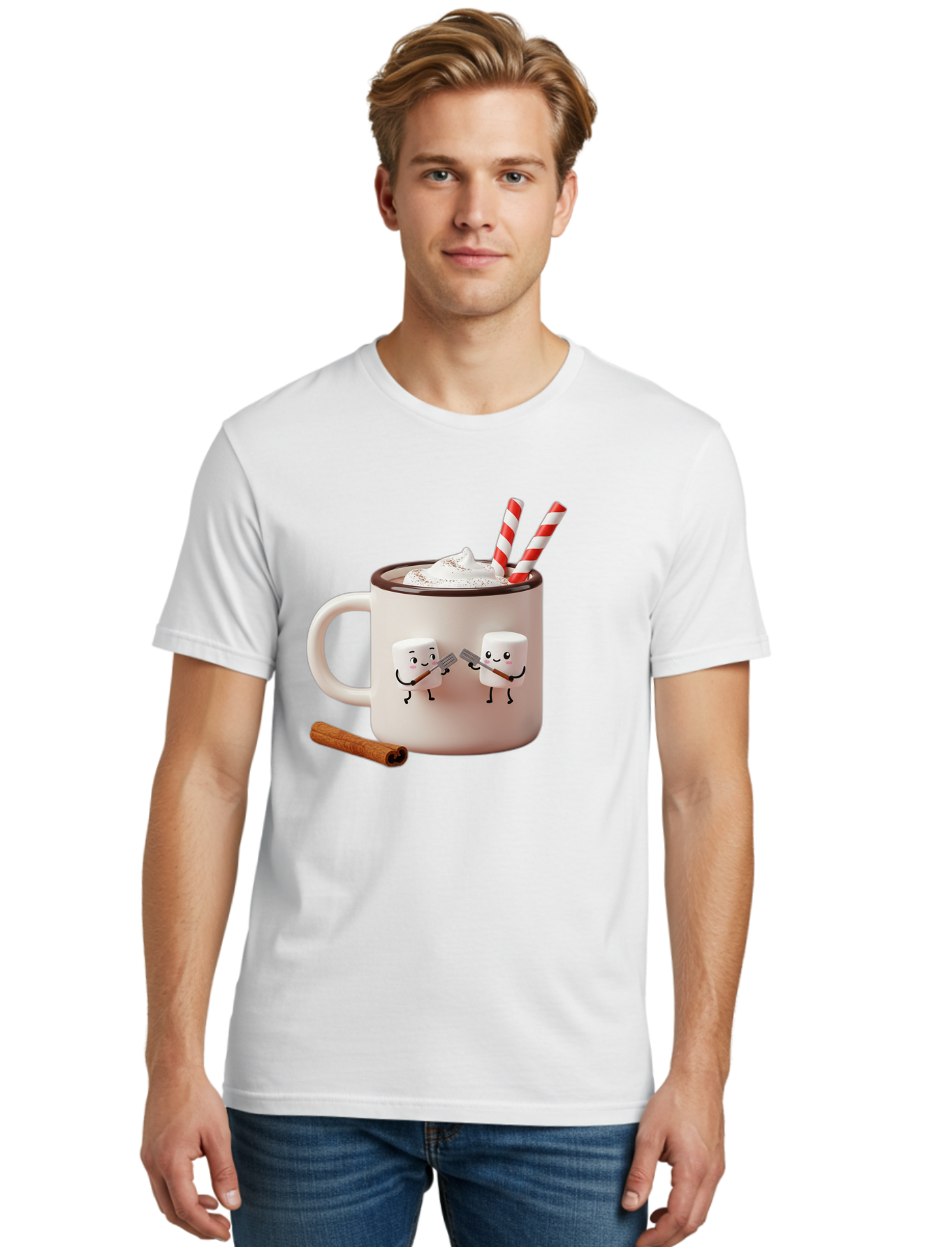Cocoa-Mug Men'S Graphic Tee, 100% Cotton, Comfortable Casual Summer Wear, Machine Washable, Vintage Camera, Old Camera, Antique Camera, Black Camera, Classic Photography, Photography Equipment, Nostalgic Device, Film Camera, Camera Art Bam068