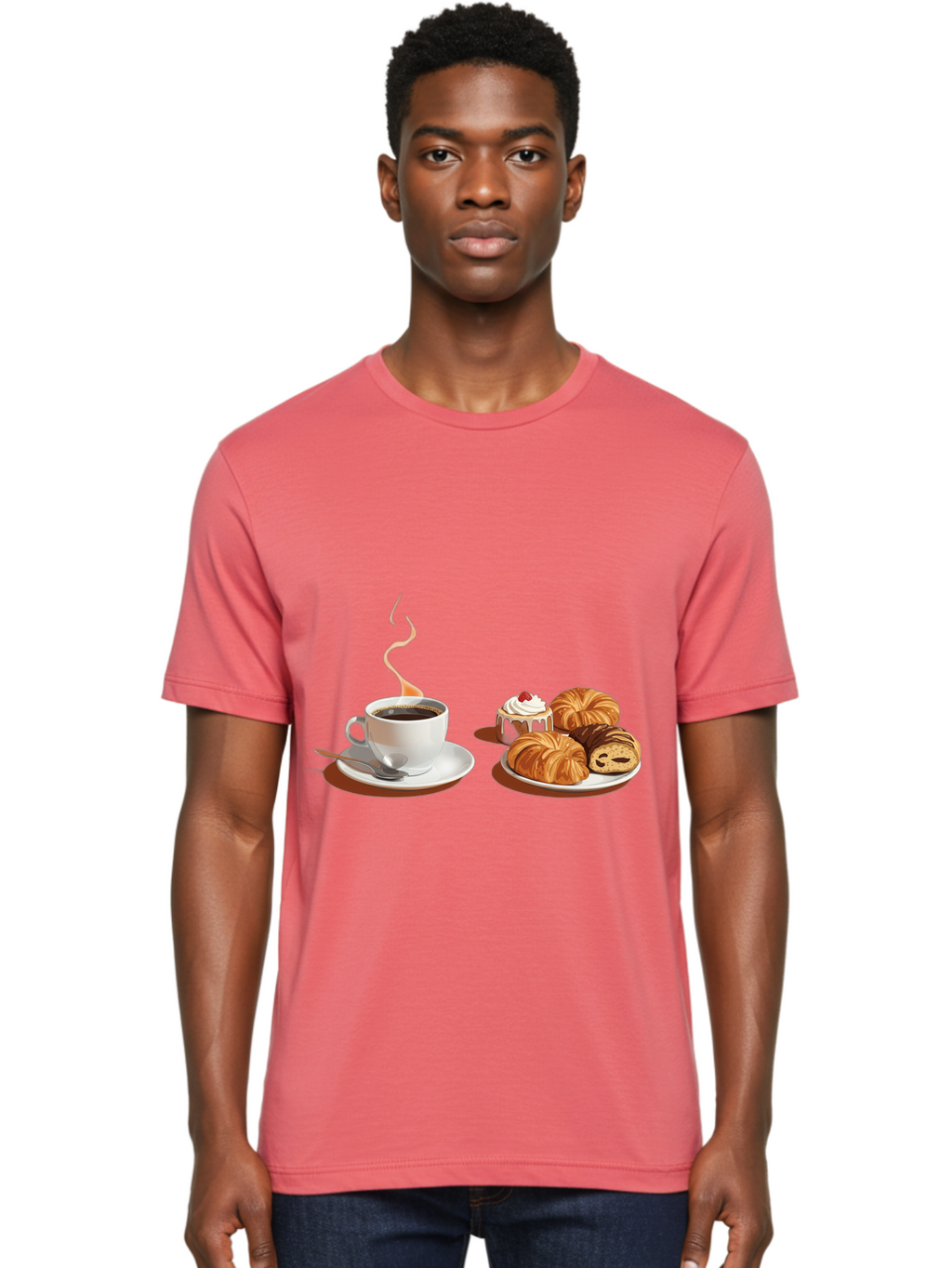 Coffee-And-Pastries Men'S Graphic Tee, 100% Cotton, Comfortable Casual Summer Wear, Machine Washable, Vintage Camera, Old Camera, Antique Camera, Black Camera, Classic Photography, Photography Equipment, Nostalgic Device, Film Camera, Bam069