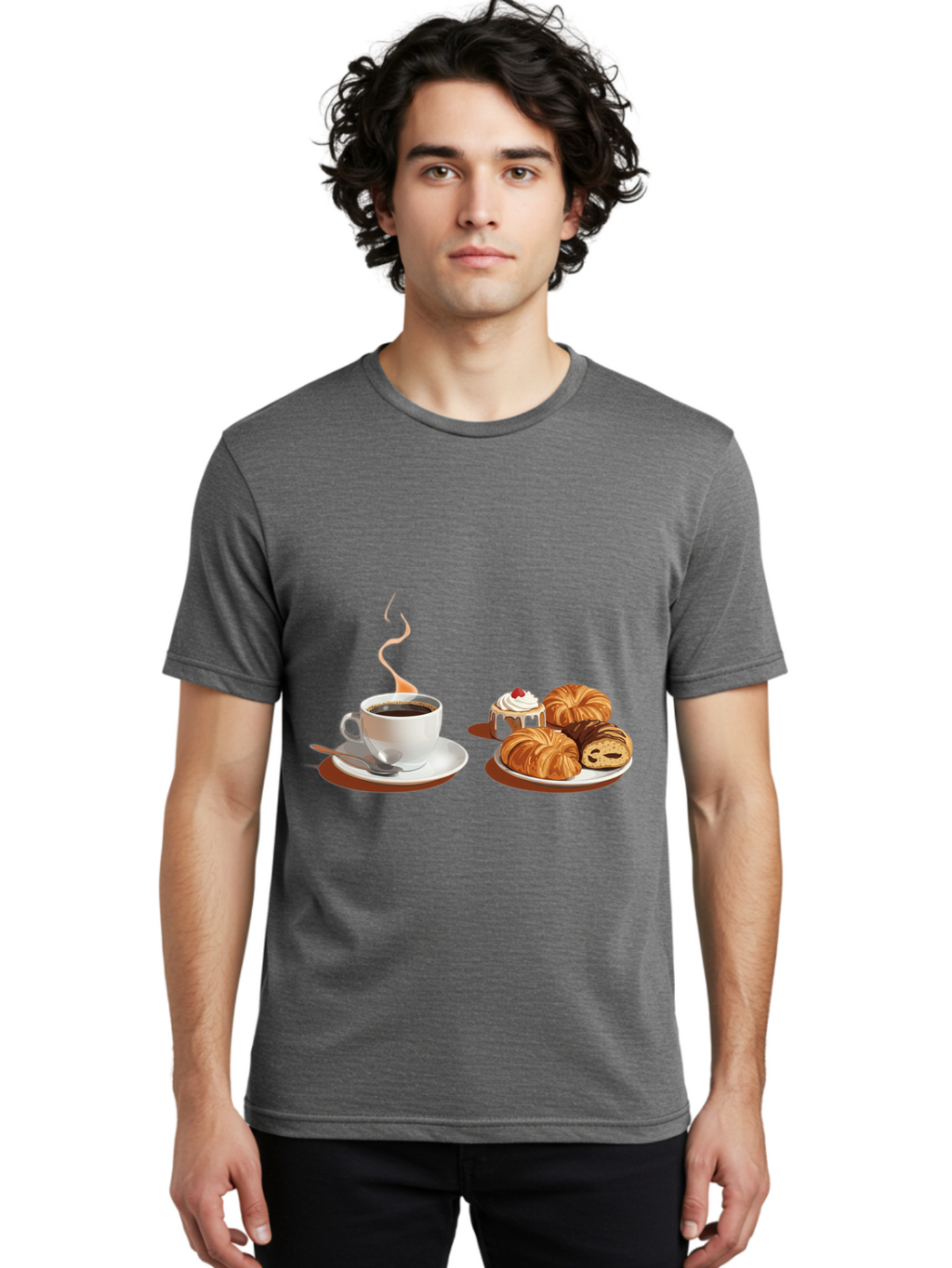 Coffee-And-Pastries Men'S Graphic Tee, 100% Cotton, Comfortable Casual Summer Wear, Machine Washable, Vintage Camera, Old Camera, Antique Camera, Black Camera, Classic Photography, Photography Equipment, Nostalgic Device, Film Camera, Bam069