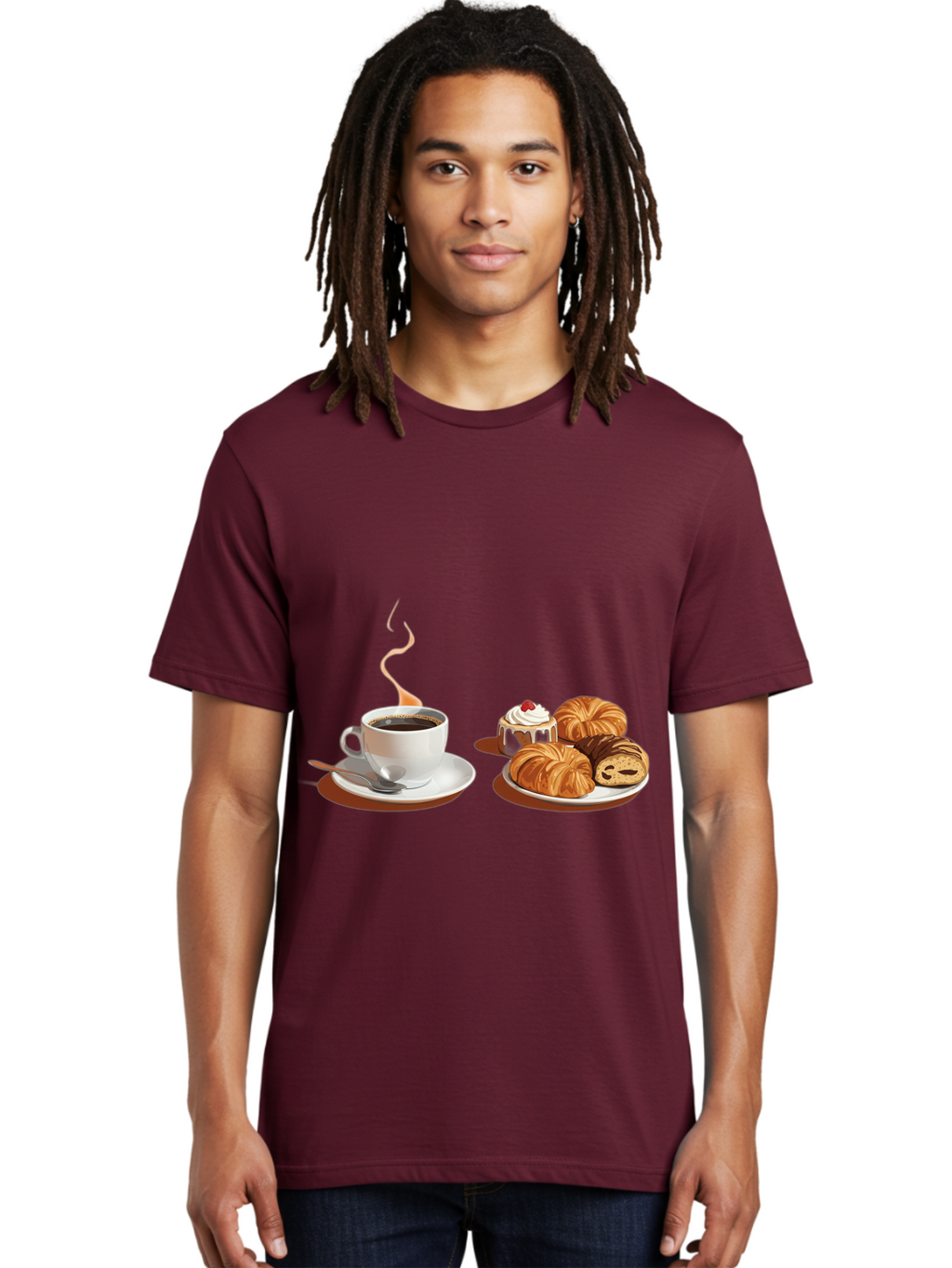 Coffee-And-Pastries Men'S Graphic Tee, 100% Cotton, Comfortable Casual Summer Wear, Machine Washable, Vintage Camera, Old Camera, Antique Camera, Black Camera, Classic Photography, Photography Equipment, Nostalgic Device, Film Camera, Bam069