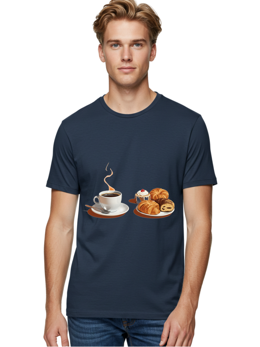 Coffee-And-Pastries Men'S Graphic Tee, 100% Cotton, Comfortable Casual Summer Wear, Machine Washable, Vintage Camera, Old Camera, Antique Camera, Black Camera, Classic Photography, Photography Equipment, Nostalgic Device, Film Camera, Bam069