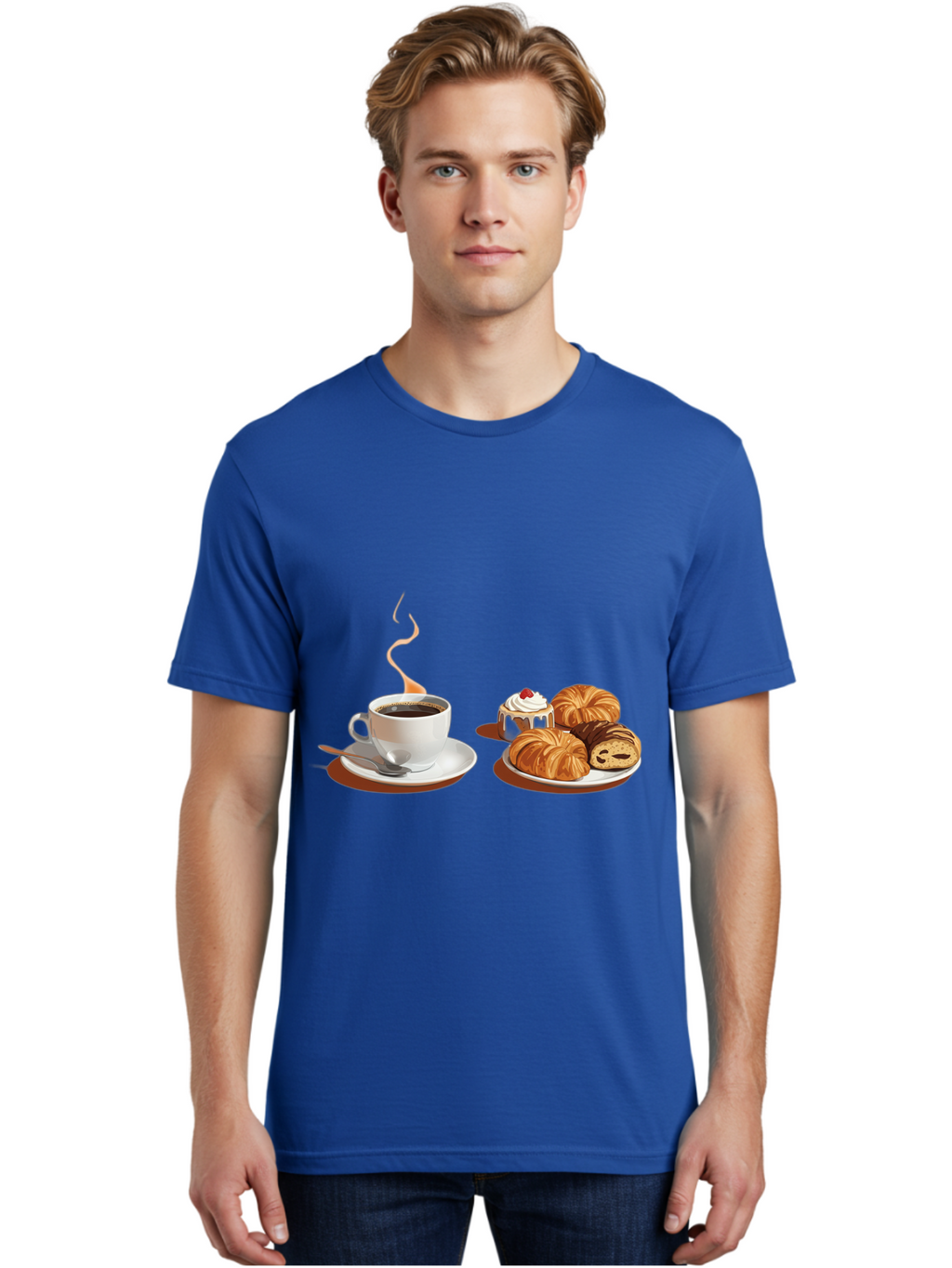 Coffee-And-Pastries Men'S Graphic Tee, 100% Cotton, Comfortable Casual Summer Wear, Machine Washable, Vintage Camera, Old Camera, Antique Camera, Black Camera, Classic Photography, Photography Equipment, Nostalgic Device, Film Camera, Bam069