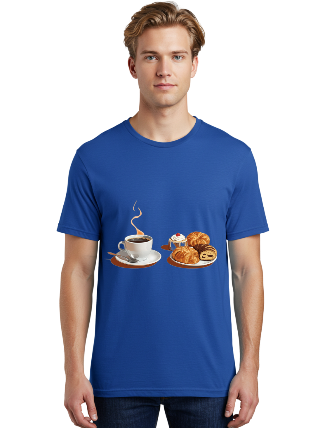 Coffee-And-Pastries Men'S Graphic Tee, 100% Cotton, Comfortable Casual Summer Wear, Machine Washable, Vintage Camera, Old Camera, Antique Camera, Black Camera, Classic Photography, Photography Equipment, Nostalgic Device, Film Camera, Bam069