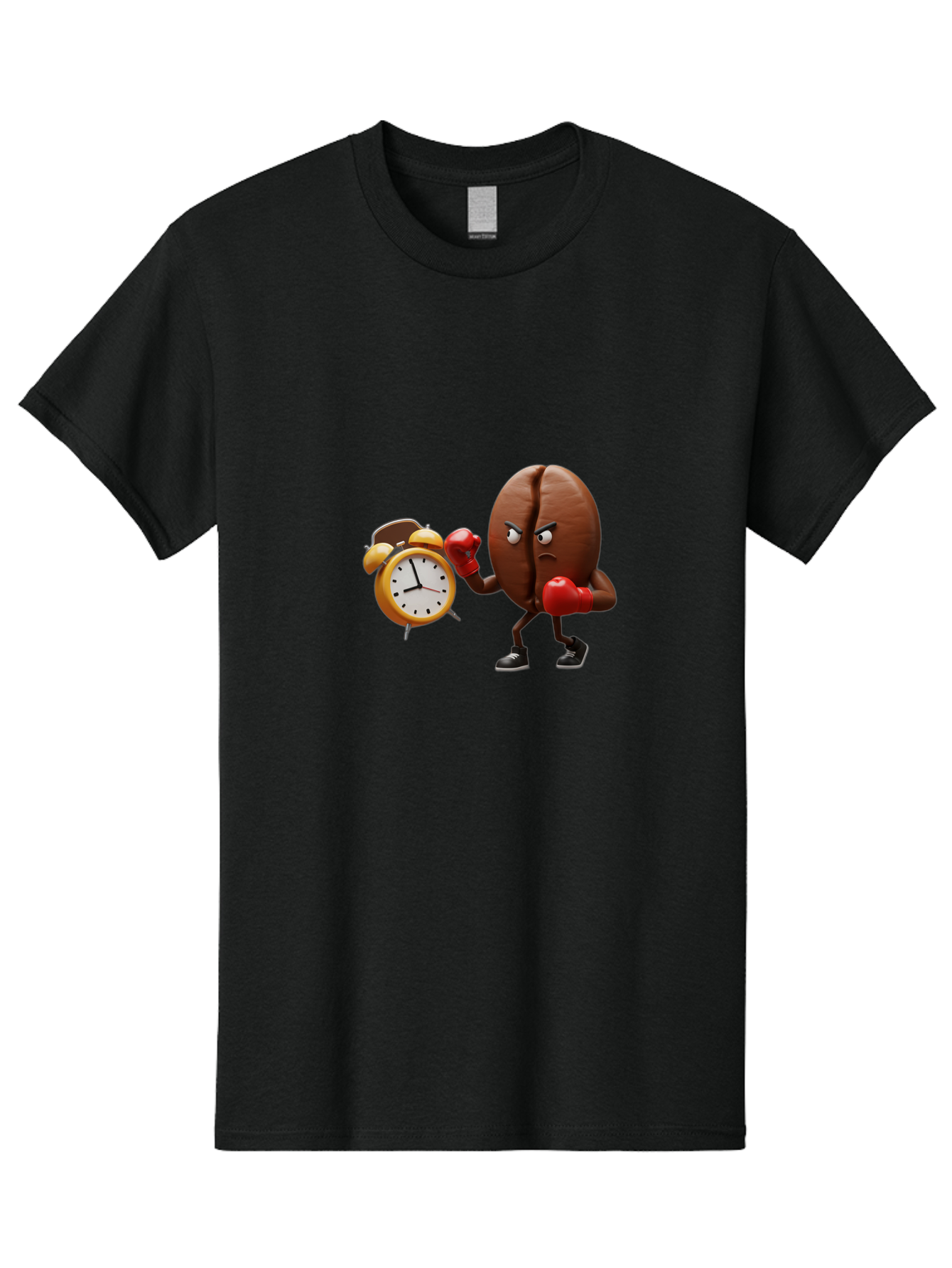 Coffee-Bean-Boxer Men'S Graphic Tee, 100% Cotton, Comfortable Casual Summer Wear, Machine Washable, Vintage Camera, Old Camera, Antique Camera, Black Camera, Classic Photography, Photography Equipment, Nostalgic Device, Film Camera, Camera Art Bam071