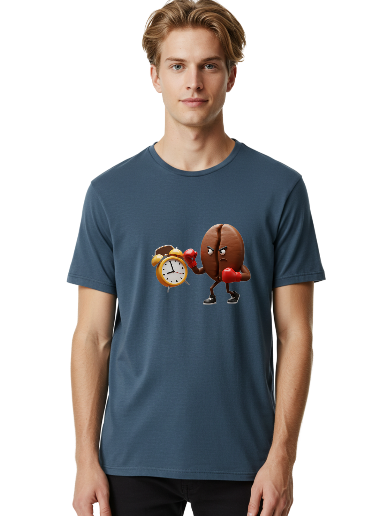 Coffee-Bean-Boxer Men'S Graphic Tee, 100% Cotton, Comfortable Casual Summer Wear, Machine Washable, Vintage Camera, Old Camera, Antique Camera, Black Camera, Classic Photography, Photography Equipment, Nostalgic Device, Film Camera, Camera Art Bam071