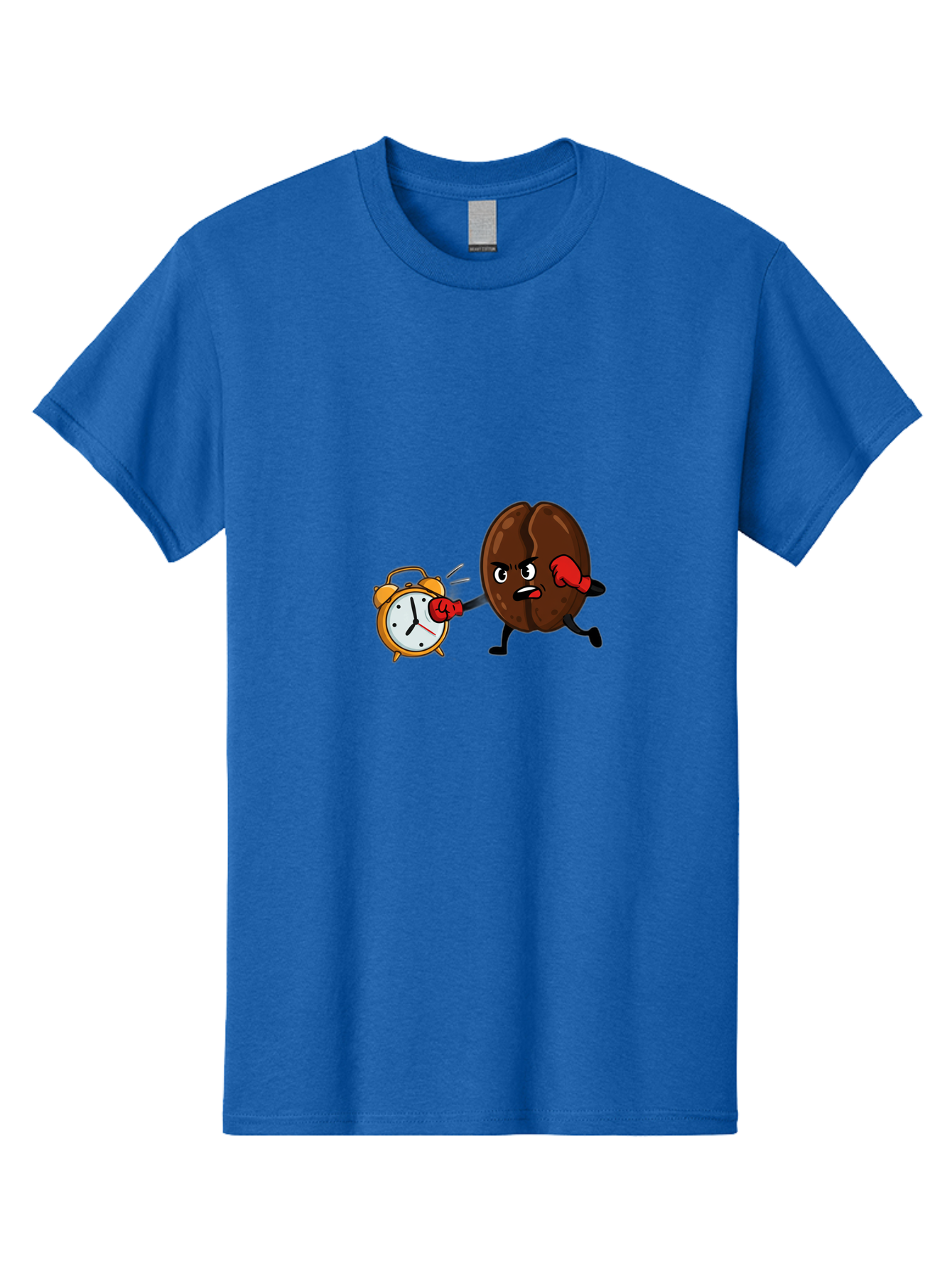Coffee-Bean-Punching-Alarm-Clock Men'S Graphic Tee, 100% Cotton, Comfortable Casual Summer Wear, Machine Washable, Vintage Camera, Old Camera, Antique Camera, Black Camera, Classic Photography, Photography Equipment, Nostalgic Device, Bam073