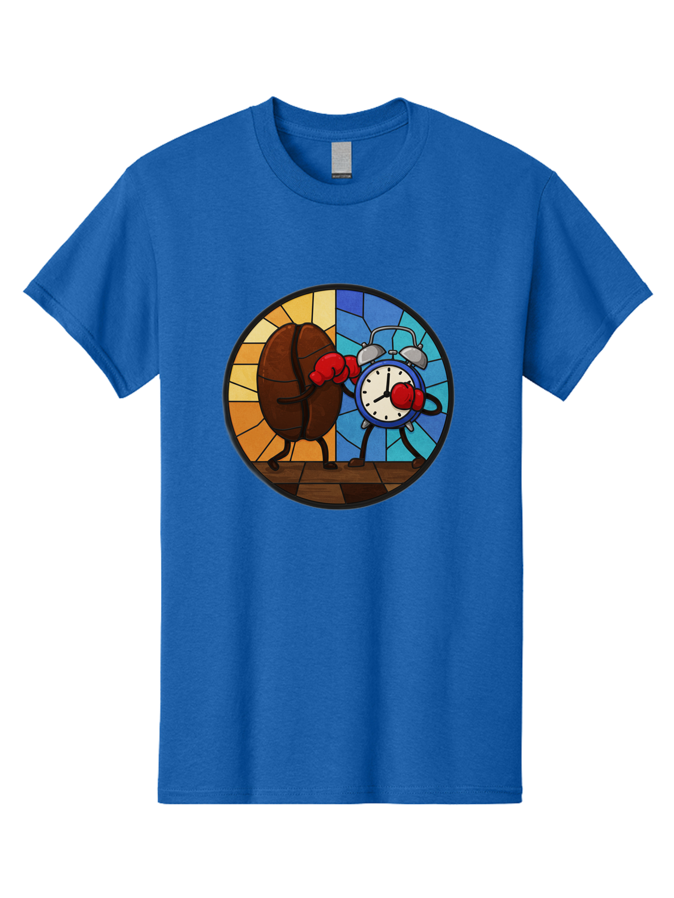 Coffee-Bean-Vs-Alarm-Clock-1 Men'S Graphic Tee, 100% Cotton, Comfortable Casual Summer Wear, Machine Washable, Vintage Camera, Old Camera, Antique Camera, Black Camera, Classic Photography, Photography Equipment, Nostalgic Device, Film Camera, Bam075