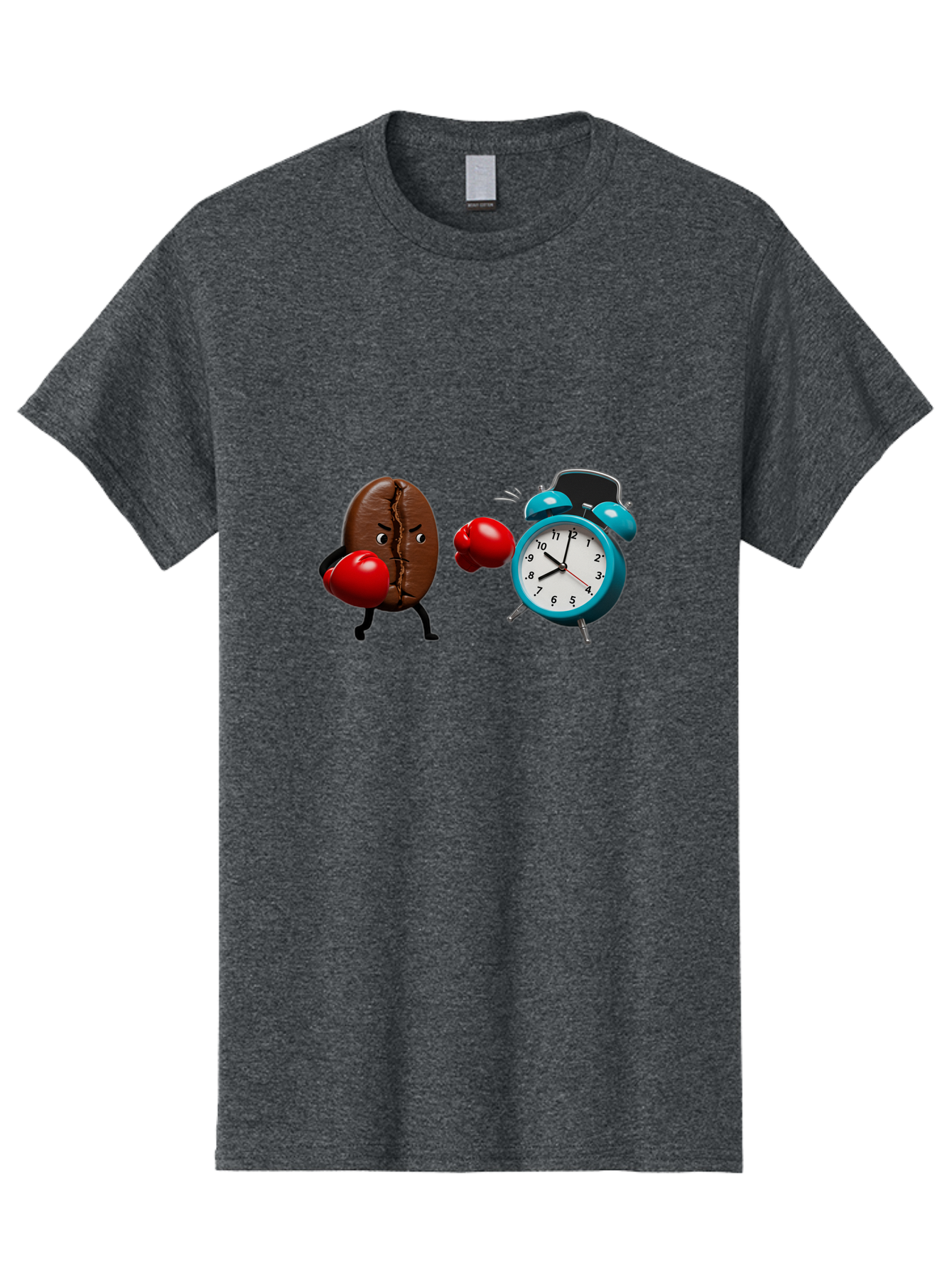 Coffee-Bean-Vs-Alarm-Clock Men'S Graphic Tee, 100% Cotton, Comfortable Casual Summer Wear, Machine Washable, Vintage Camera, Old Camera, Antique Camera, Black Camera, Classic Photography, Photography Equipment, Nostalgic Device, Film Camera, Bam077