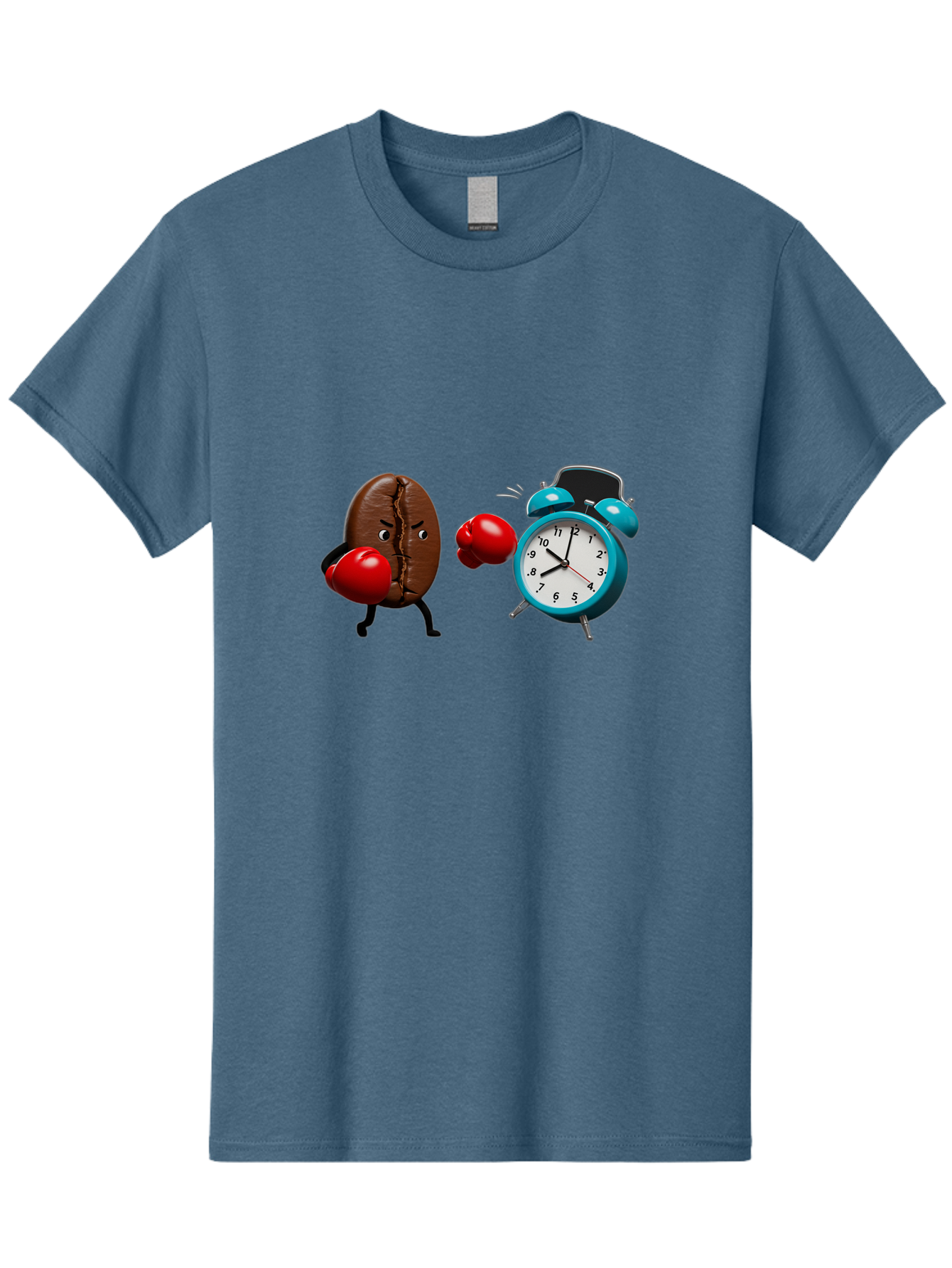 Coffee-Bean-Vs-Alarm-Clock Men'S Graphic Tee, 100% Cotton, Comfortable Casual Summer Wear, Machine Washable, Vintage Camera, Old Camera, Antique Camera, Black Camera, Classic Photography, Photography Equipment, Nostalgic Device, Film Camera, Bam077