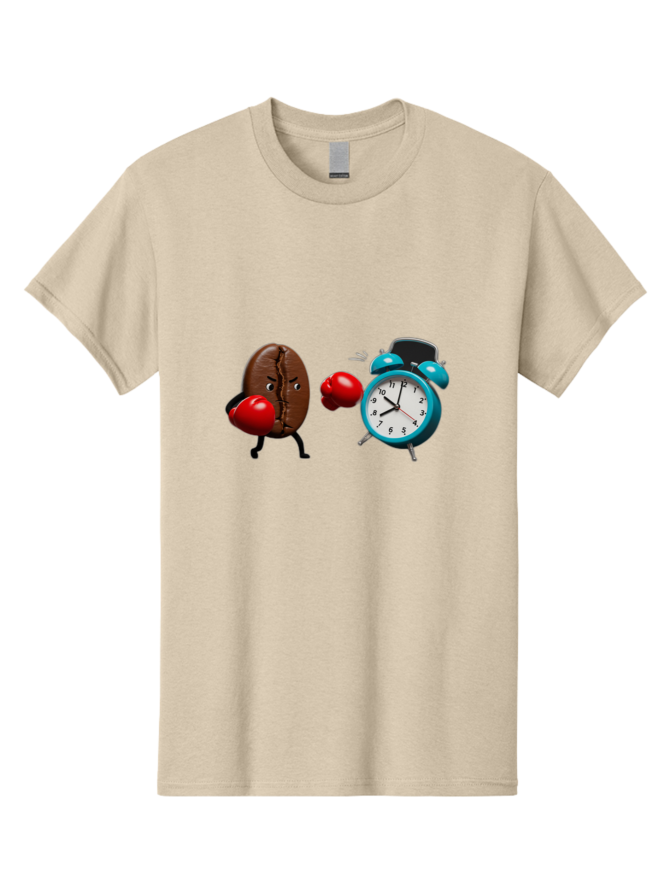 Coffee-Bean-Vs-Alarm-Clock Men'S Graphic Tee, 100% Cotton, Comfortable Casual Summer Wear, Machine Washable, Vintage Camera, Old Camera, Antique Camera, Black Camera, Classic Photography, Photography Equipment, Nostalgic Device, Film Camera, Bam077