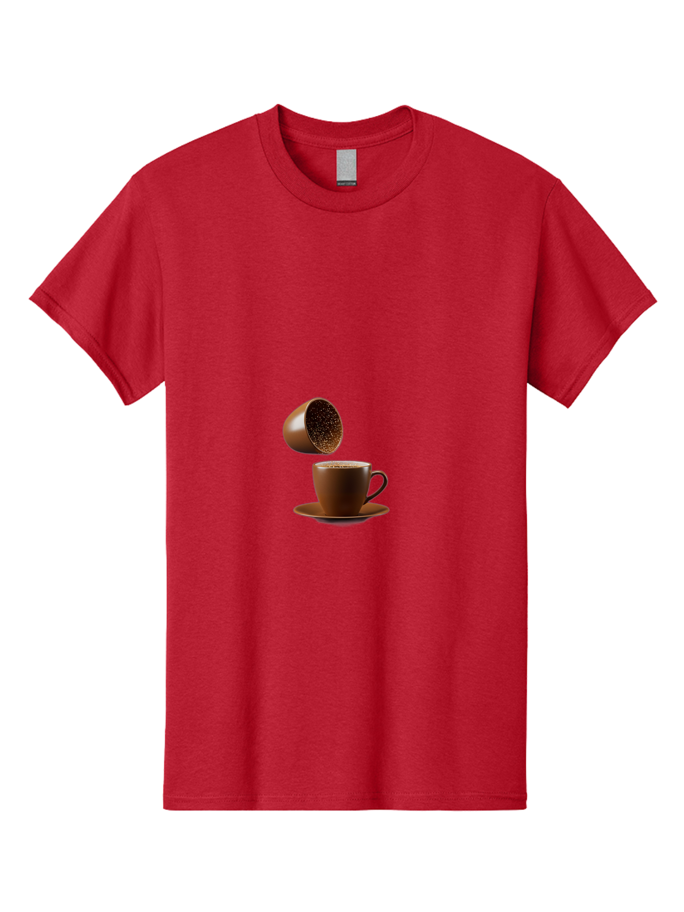 Coffee-Capsule-And-Mug Men'S Graphic Tee, 100% Cotton, Comfortable Casual Summer Wear, Machine Washable, Vintage Camera, Old Camera, Antique Camera, Black Camera, Classic Photography, Photography Equipment, Nostalgic Device, Film Camera, Bam079