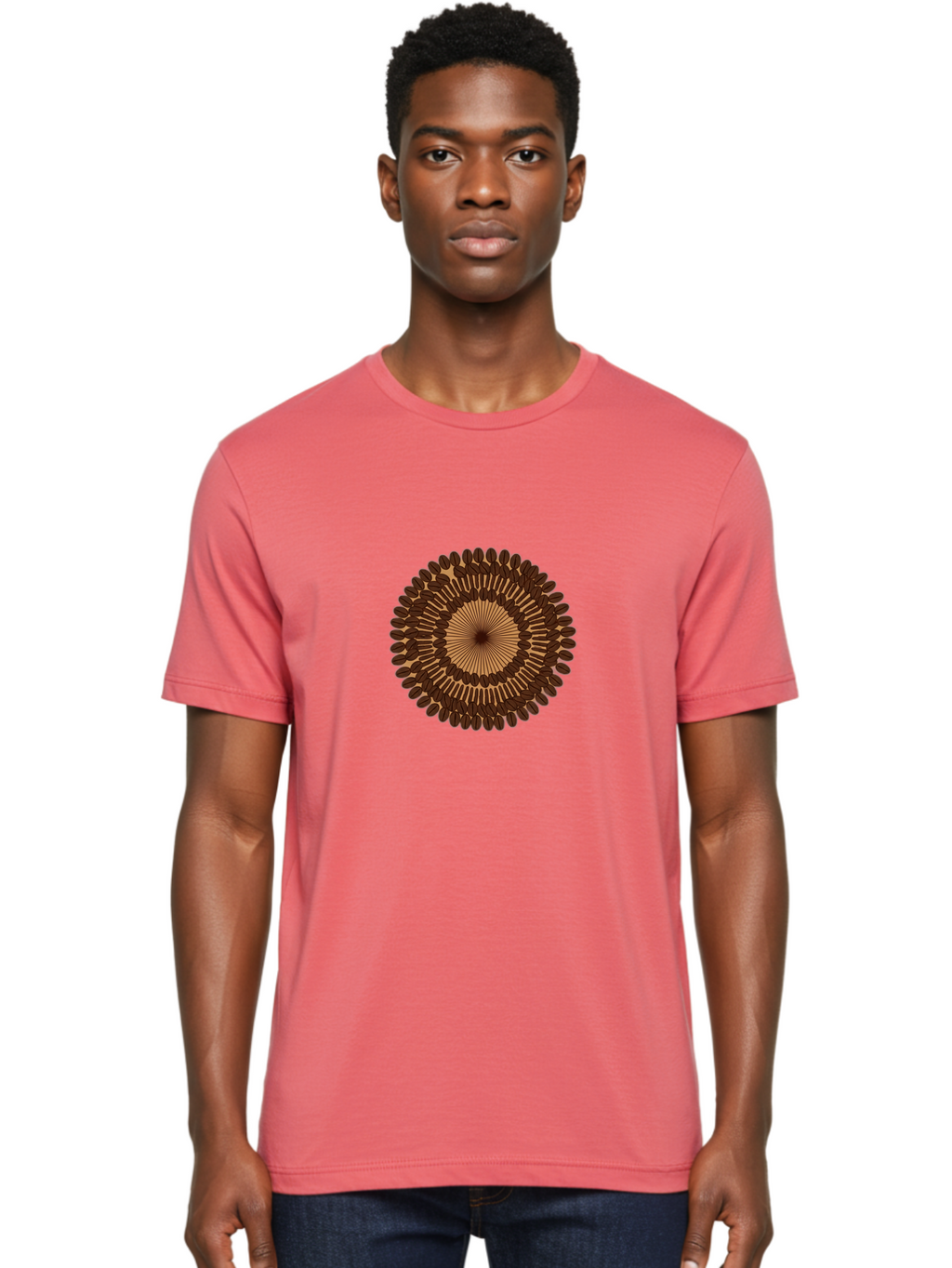 Coffee-Circle Men'S Graphic Tee, 100% Cotton, Comfortable Casual Summer Wear, Machine Washable, Vintage Camera, Old Camera, Antique Camera, Black Camera, Classic Photography, Photography Equipment, Nostalgic Device, Film Camera, Camera Art Bam080