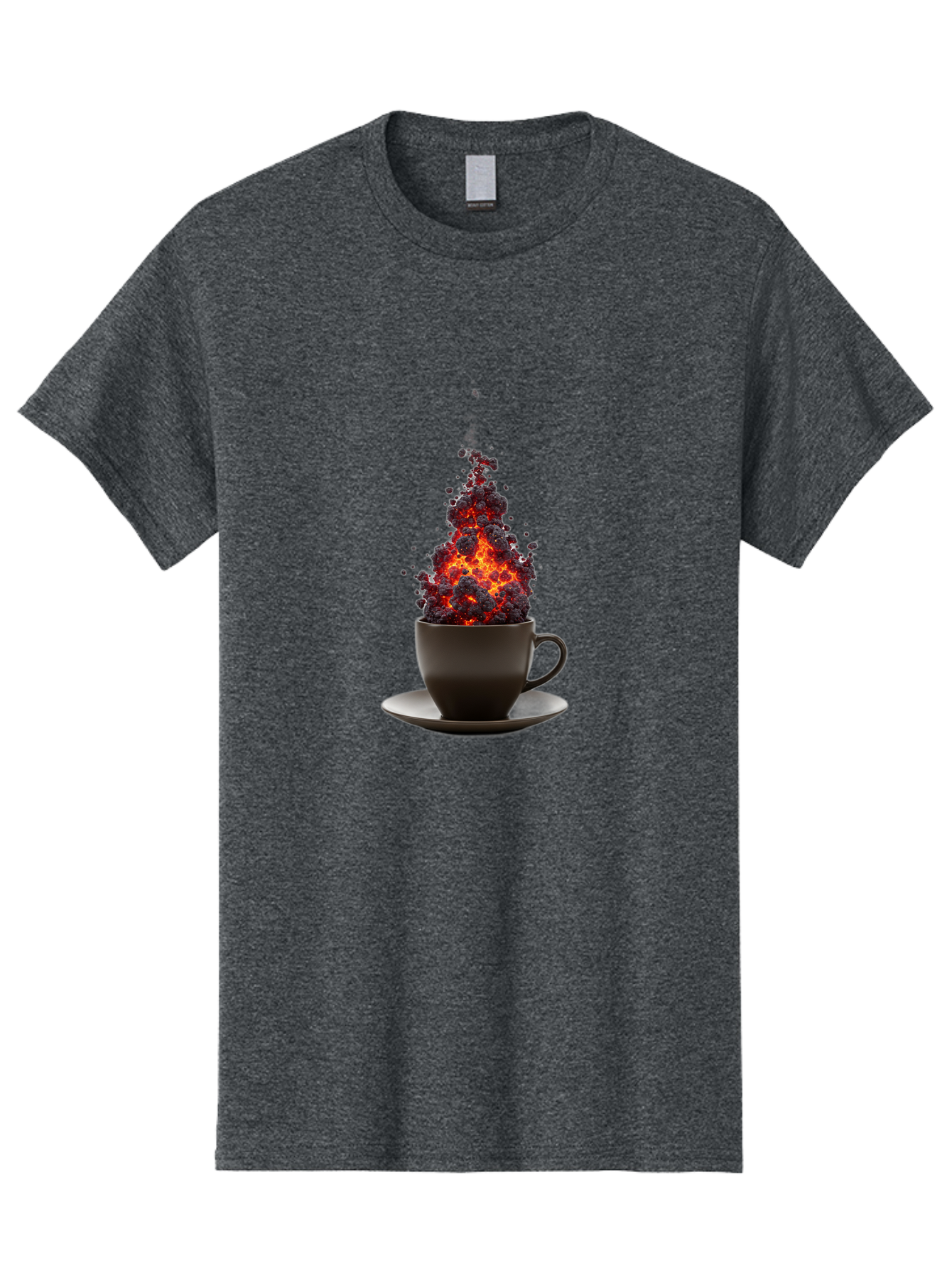 Coffee-Cup-Erupting Men'S Graphic Tee, 100% Cotton, Comfortable Casual Summer Wear, Machine Washable, Vintage Camera, Old Camera, Antique Camera, Black Camera, Classic Photography, Photography Equipment, Nostalgic Device, Film Camera, Bam081