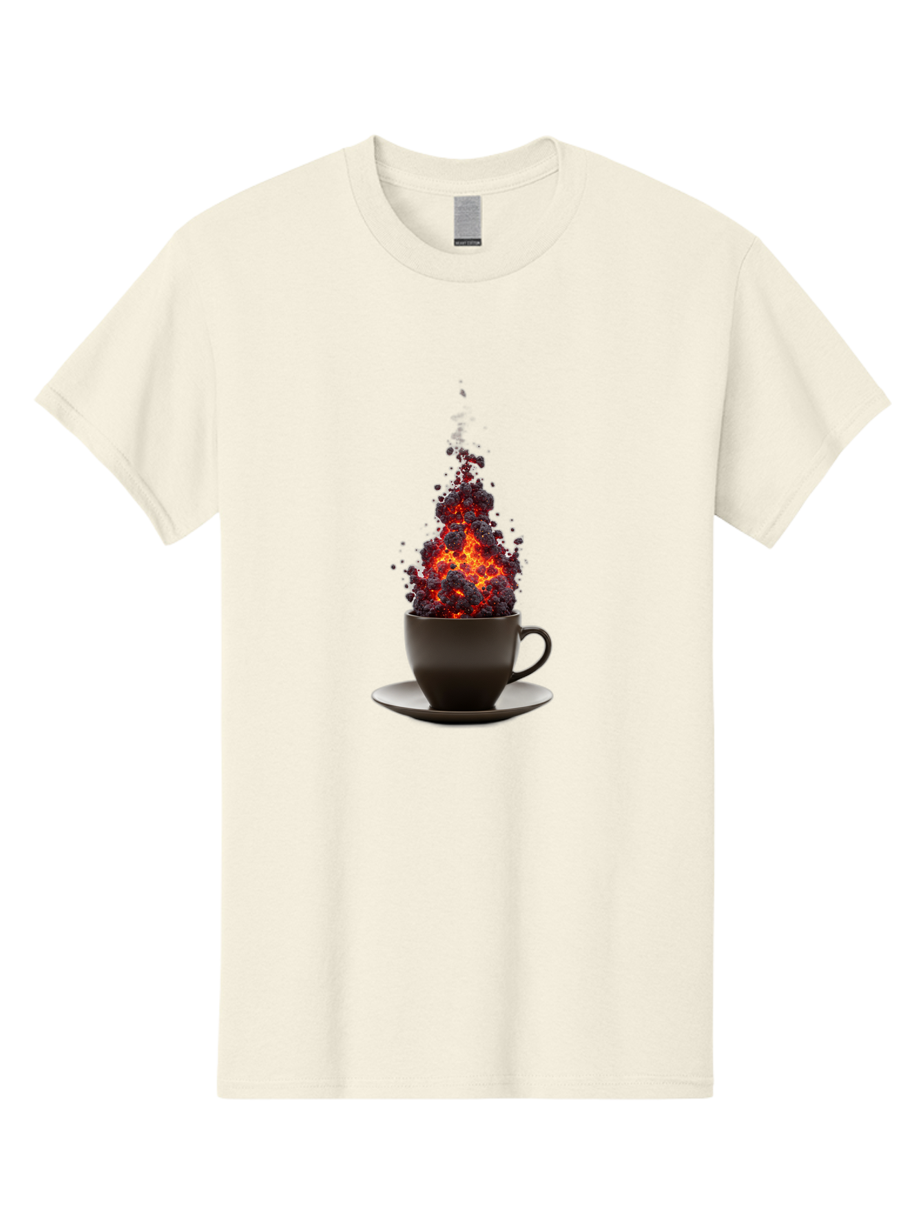Coffee-Cup-Erupting Men'S Graphic Tee, 100% Cotton, Comfortable Casual Summer Wear, Machine Washable, Vintage Camera, Old Camera, Antique Camera, Black Camera, Classic Photography, Photography Equipment, Nostalgic Device, Film Camera, Bam081